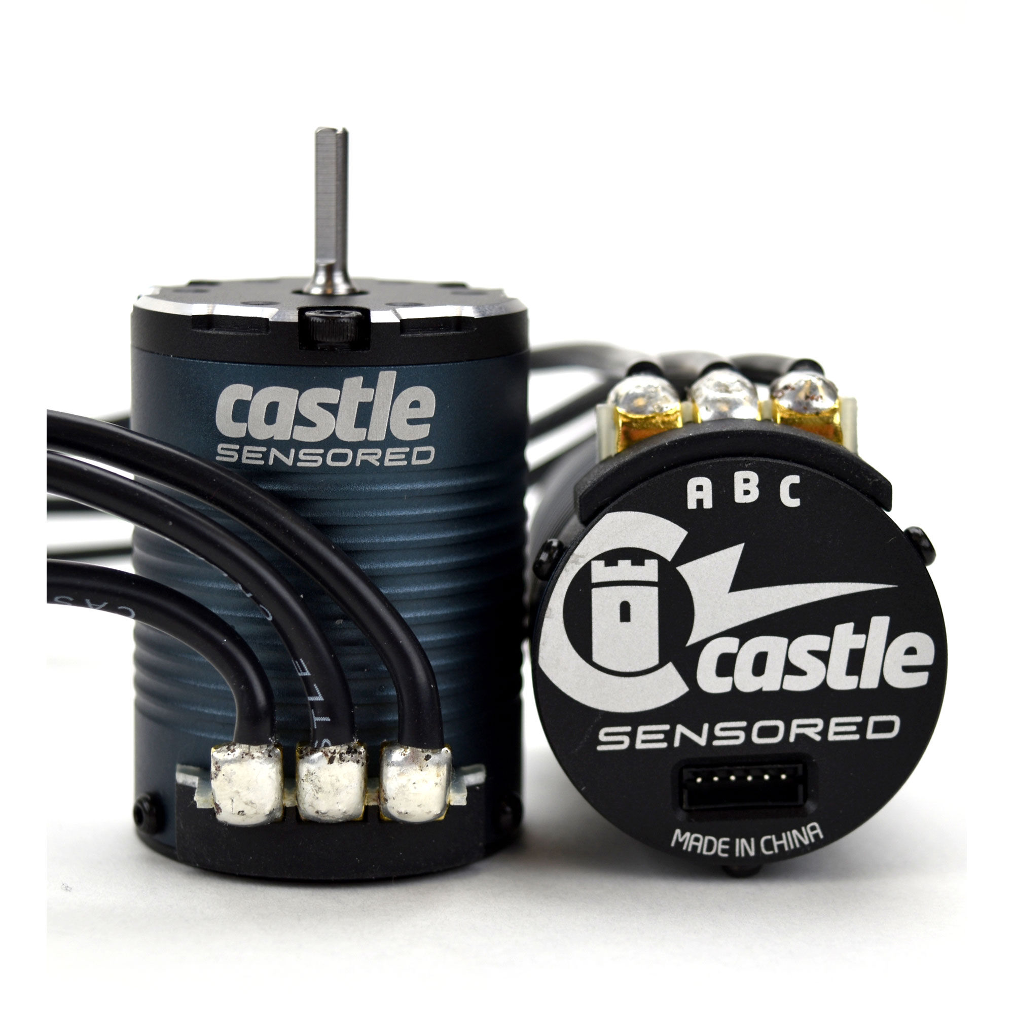Castle Creations 1/10 4-Pole Sensored Brushless Motor, 1406-2280Kv: 4mm Bullet