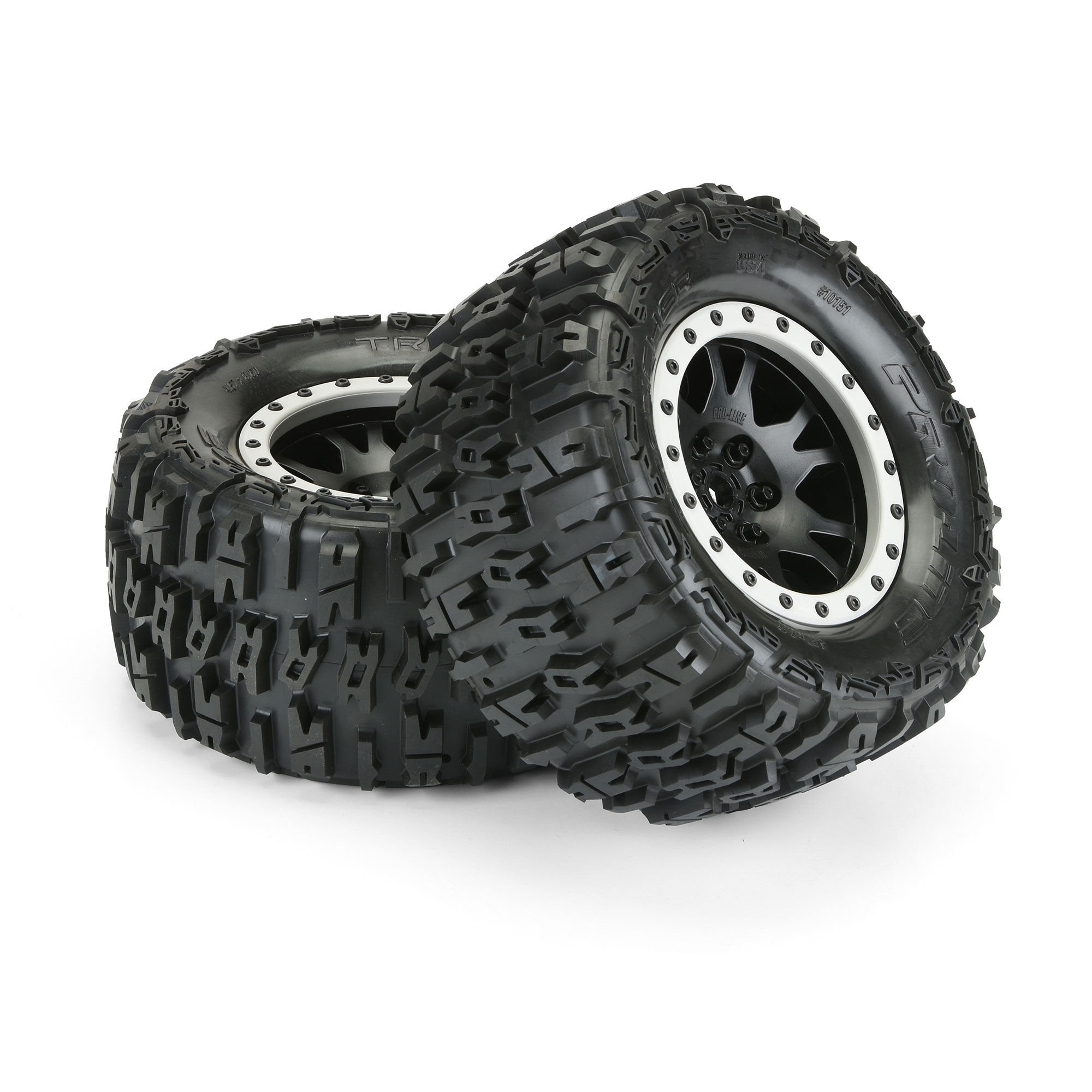Pro-Line Racing 1/5 Trencher Pro-Loc F/R 4.3" X-MAXX MTD 24mm Blk/Gry Impulse (2)