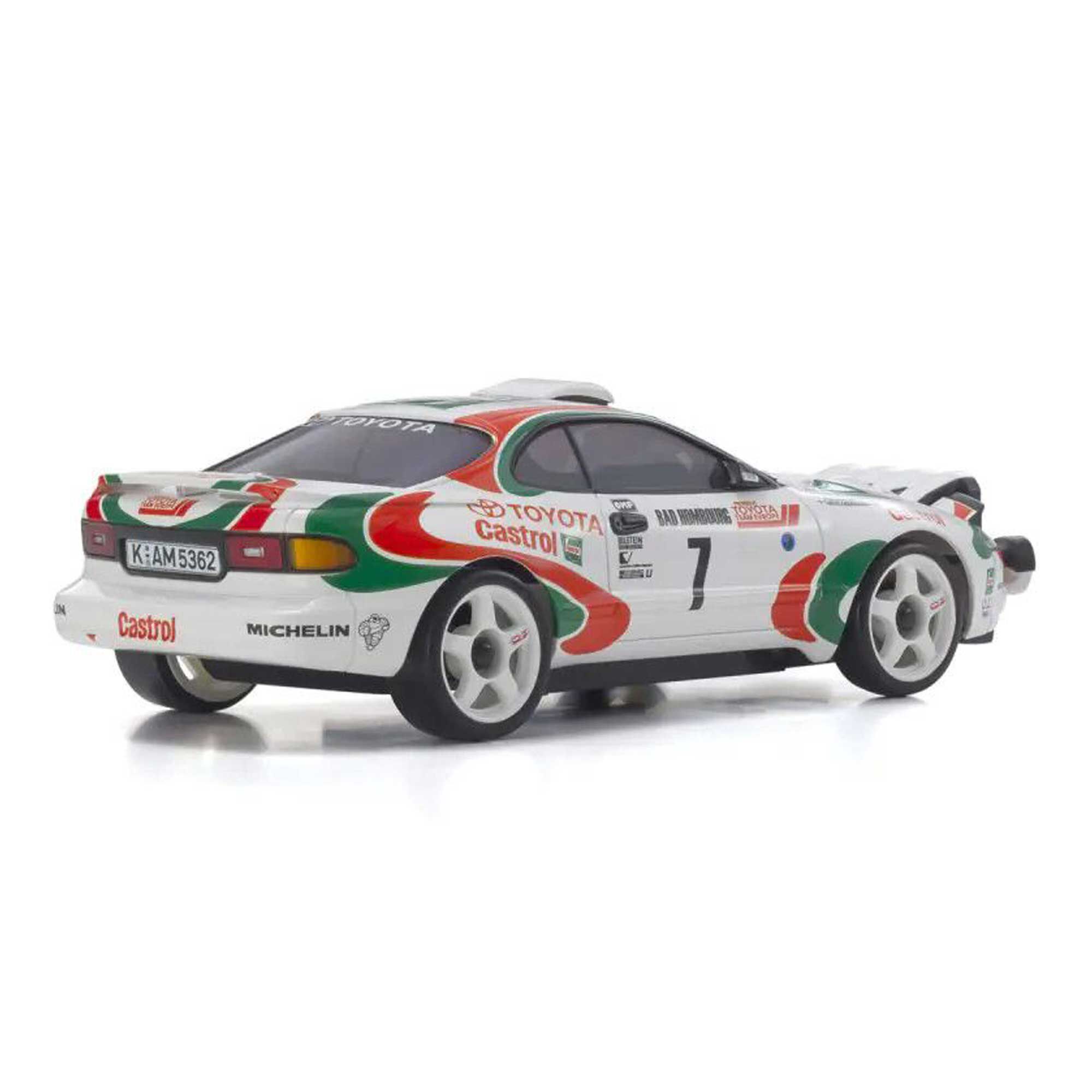 Kyosho 1/28 Mini-Z Toyota Celica GT-Four On-Road Touring Car RTR, No.7 WRC 1993