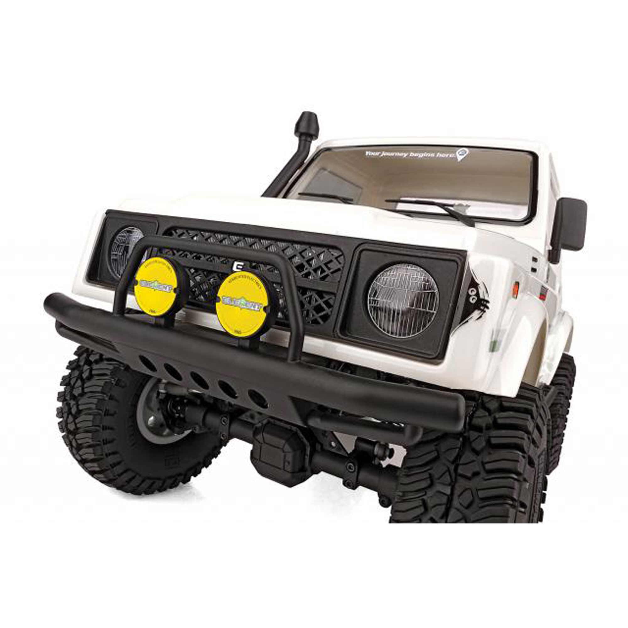 Team Associated 1/10 Enduro Bushido Brushed Trail Truck RTR, Lipo Combo, White