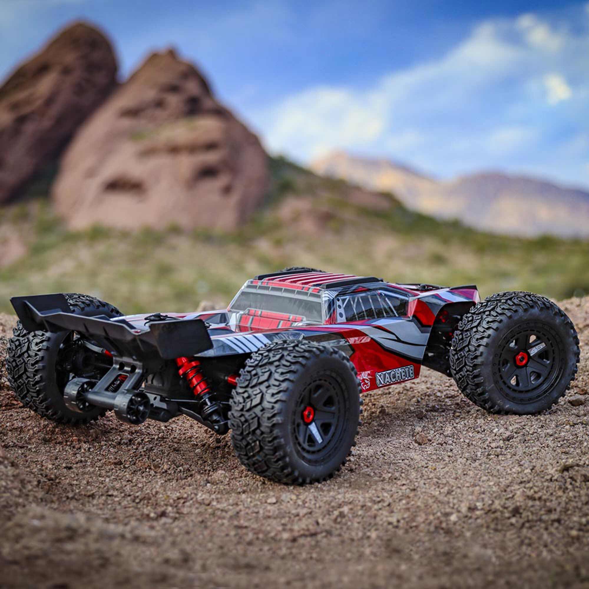 Redcat Racing 1/6 Machete 4S Brushless Electric Monster Truck, Red