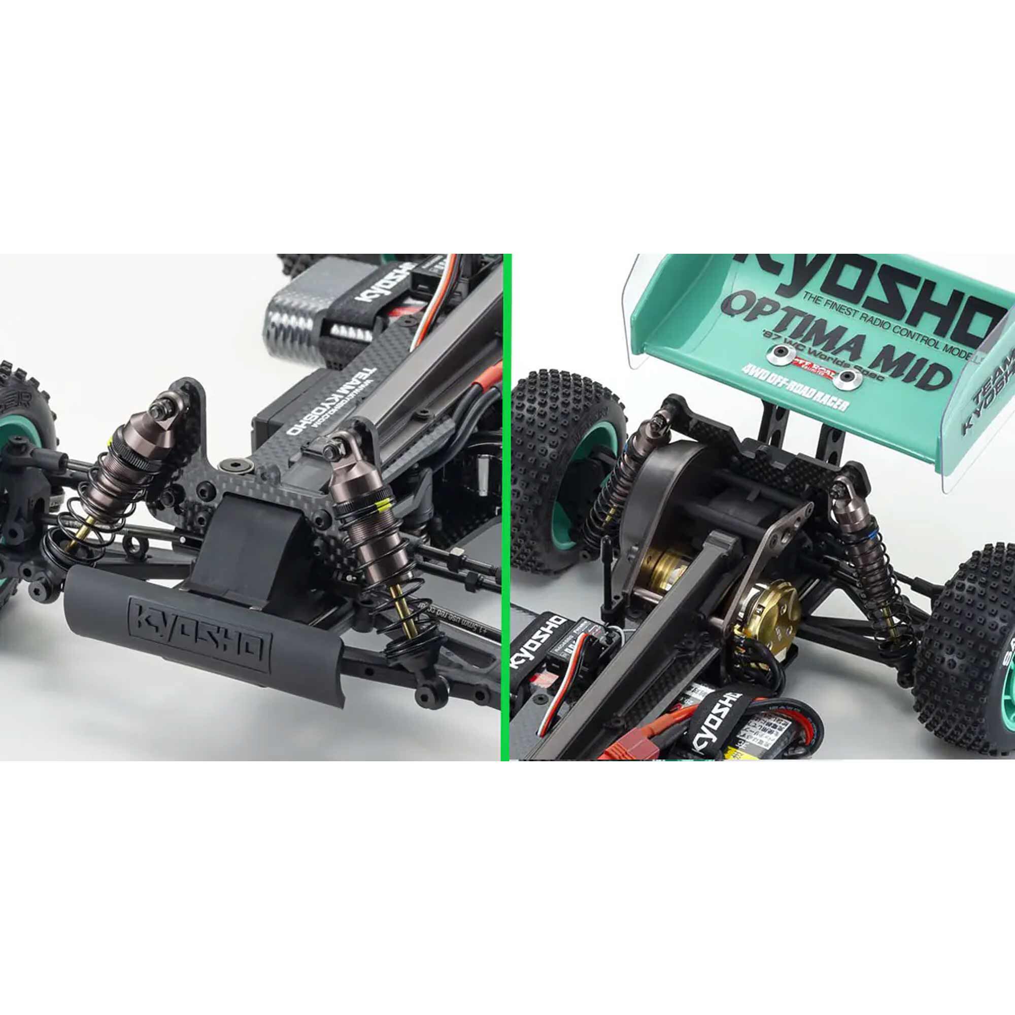 Kyosho 1/10 1987 Optima Mid 60th Anniversary 4x4 Buggy Kit, LIMITED EDITION