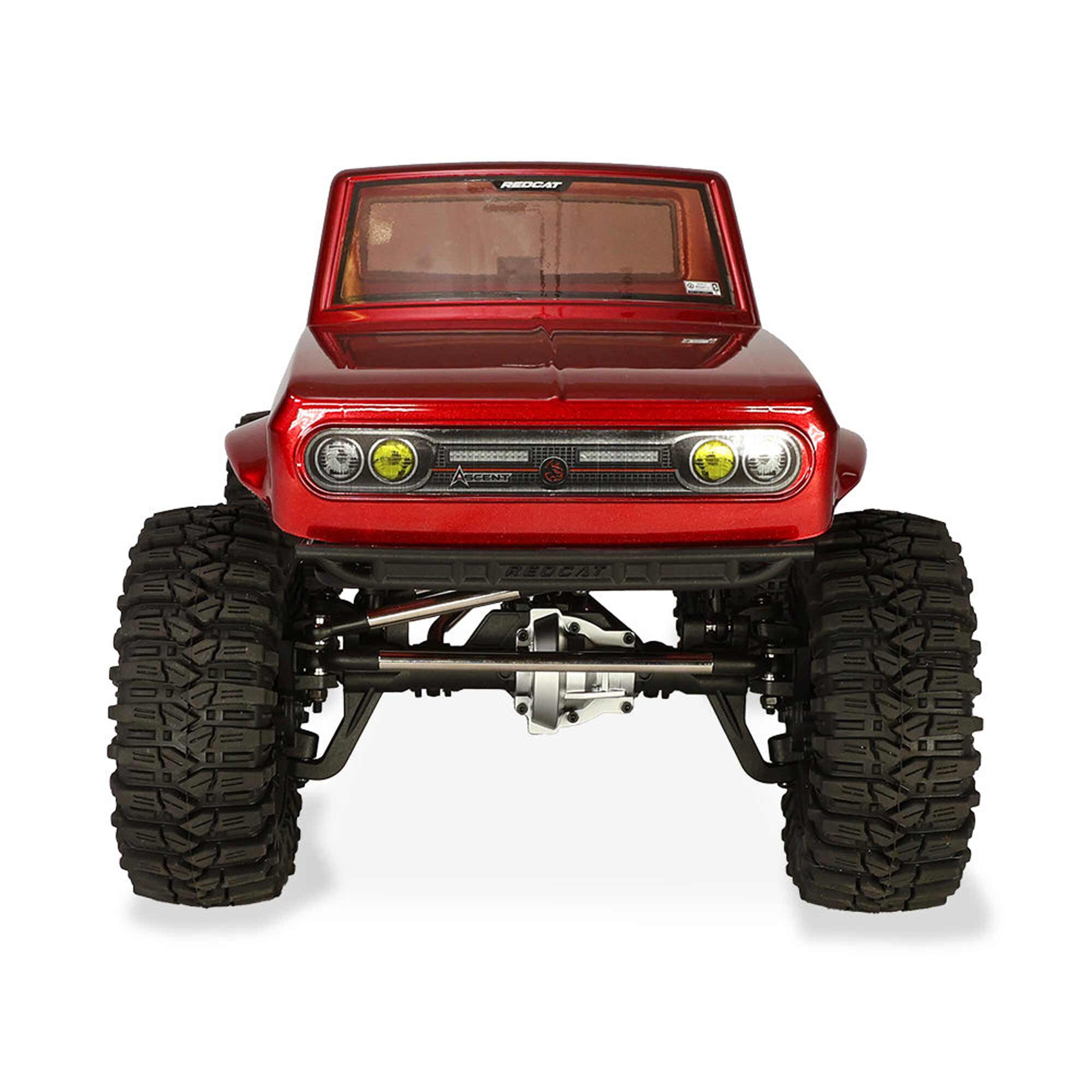 Redcat Racing 1/10 Ascent LCG One-Piece Body Rock Crawler RTR, Red