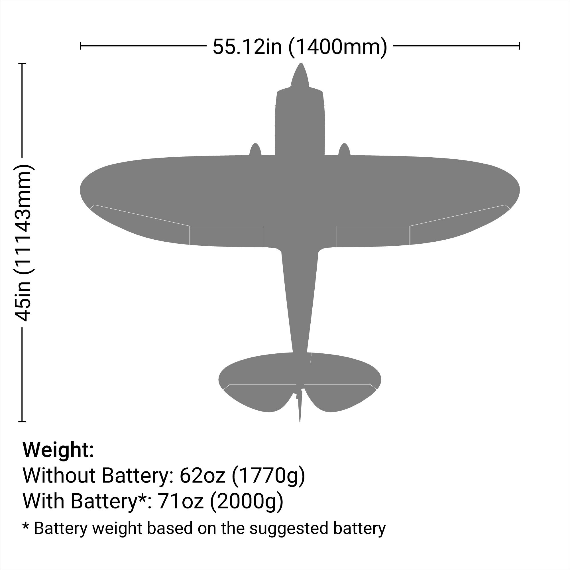 E-flite Commander mPd 1.4m PNP