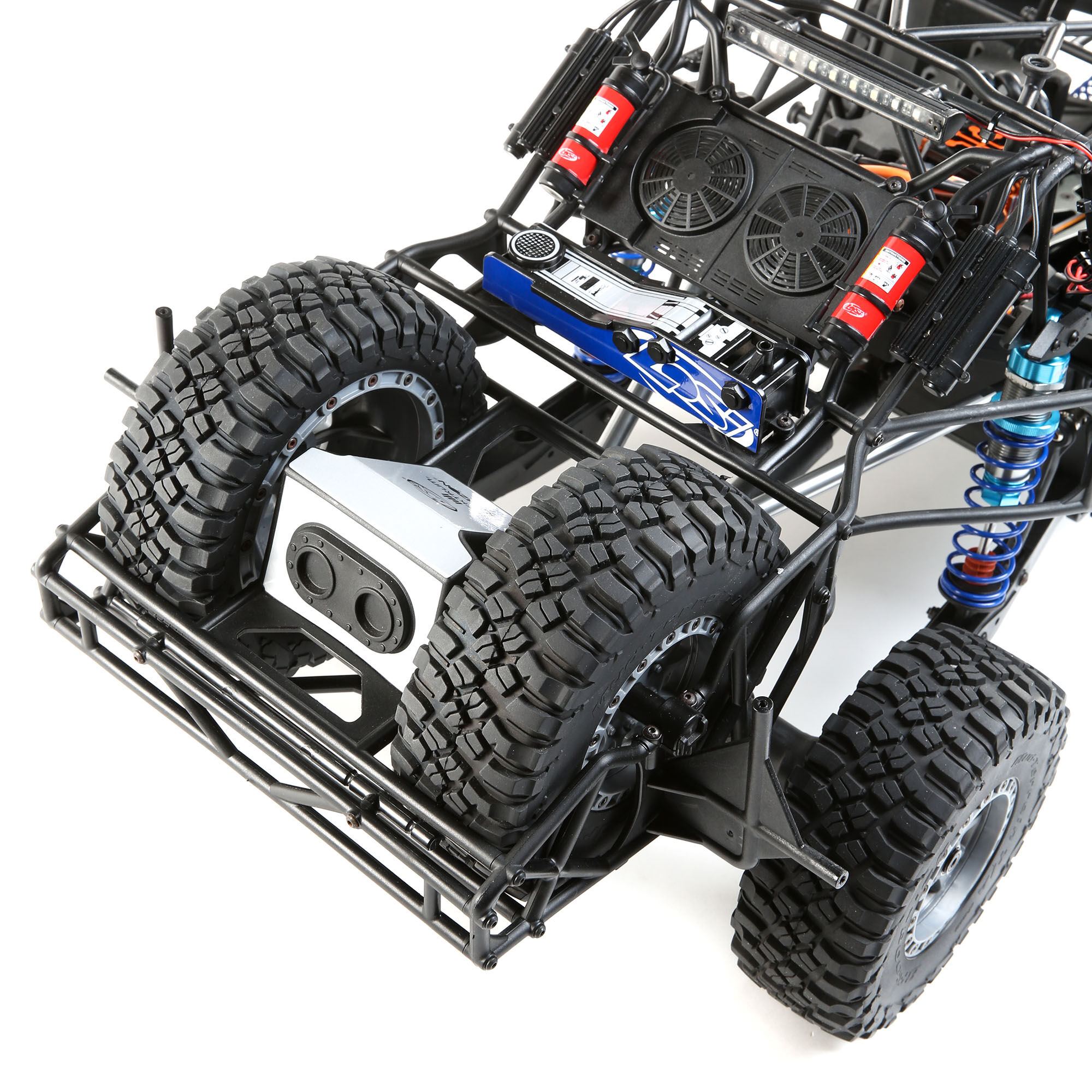 Losi 1/6 Super Baja Rey King Shocks 8S 4X4 RTR Brushless Desert Truck, Blue