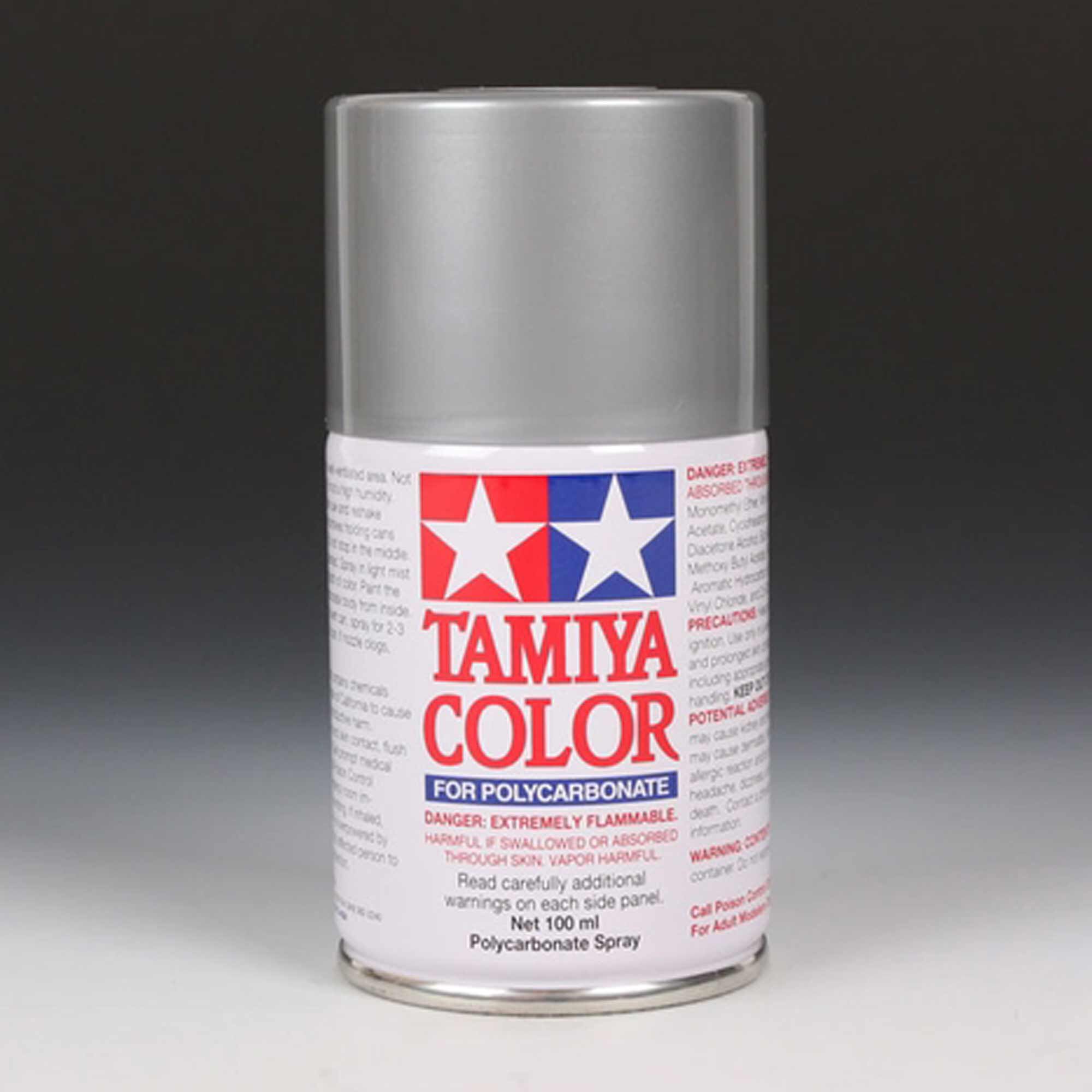 Tamiya Polycarbonate PS-12 Silver, Spray 100 ml