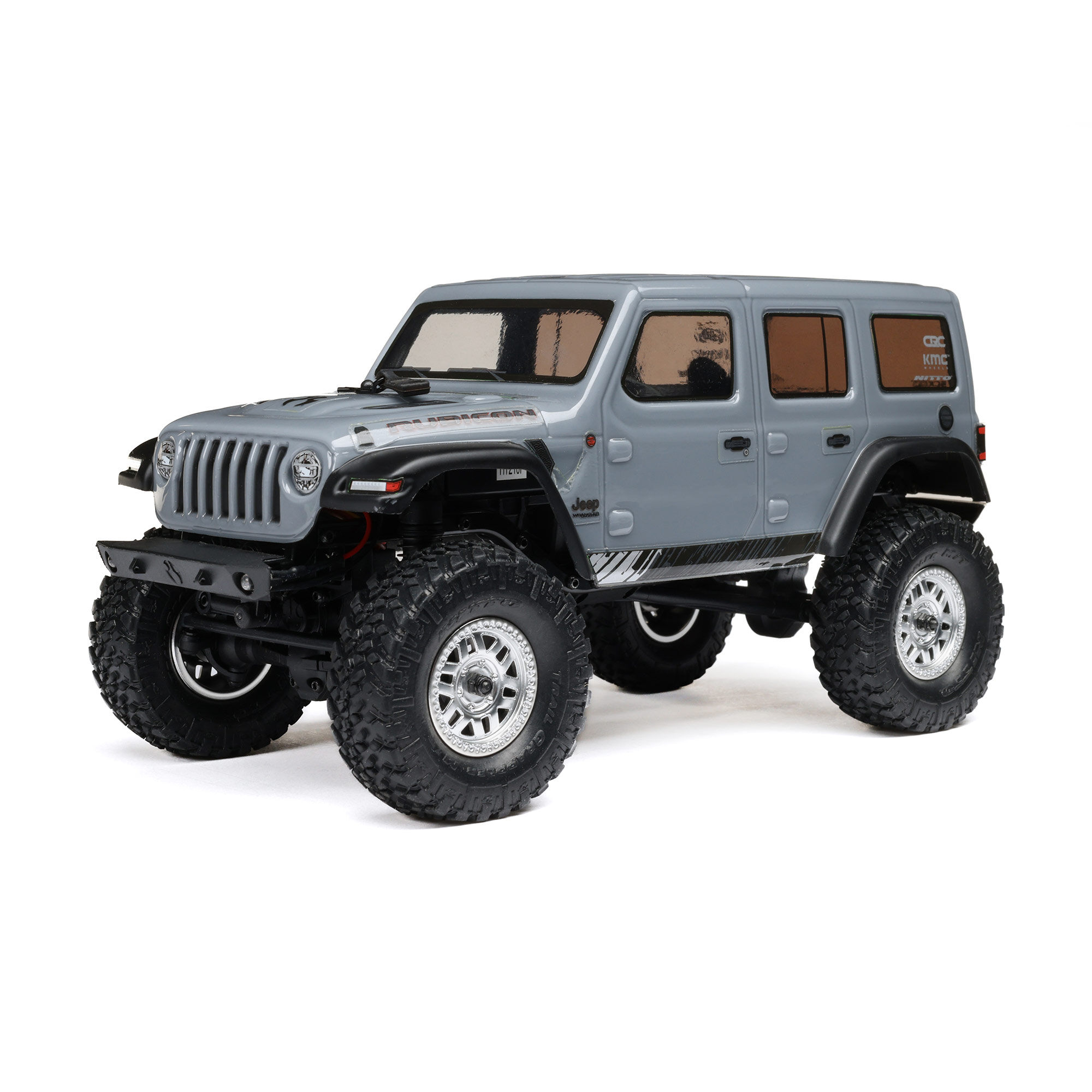 Axial 1/24 SCX24 2019 Jeep Wrangler JLU CRC 4X4 RTR Brushed Rock Crawler (Battery & Charger Included), Gray