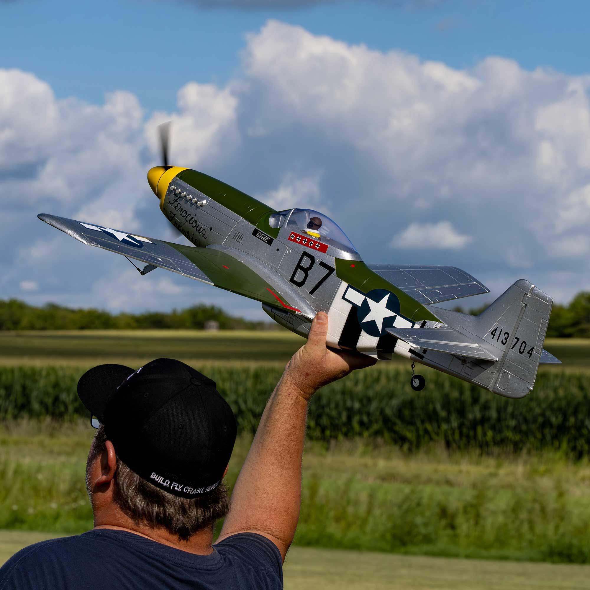 E-flite P-51D Mustang 1.0m BNF Basic with AS3X+ and SAFE Select