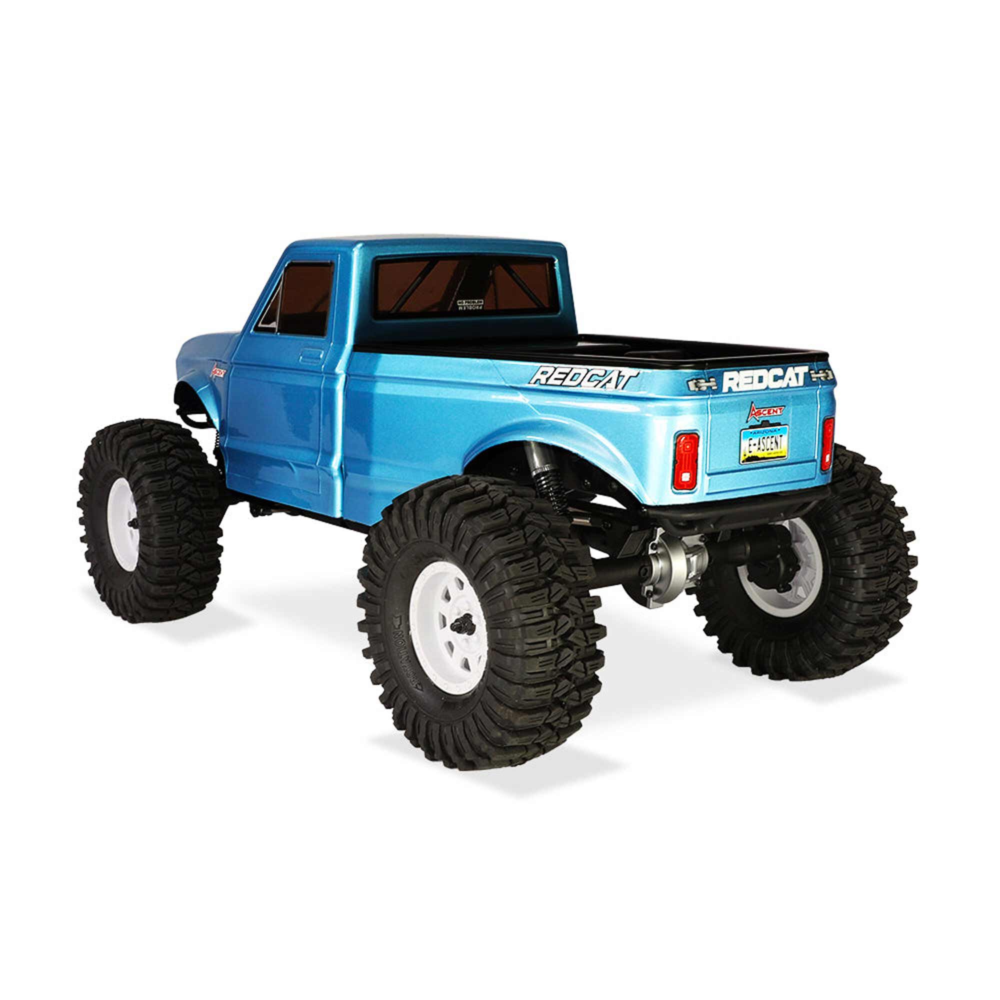Redcat Racing 1/10 Ascent LCG Two-Piece Pinched & Dovetailed Body Rock Crawler RTR, Blue