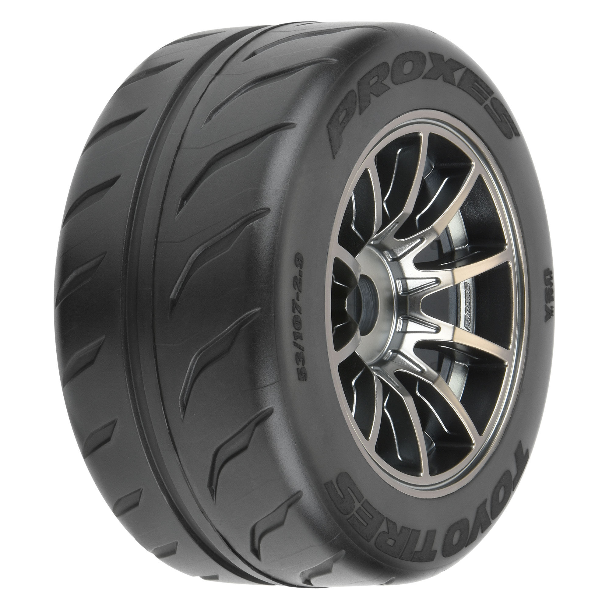 Pro-Line Racing 1/7 Toyo Proxes R888R S3 Rear 53/107 2.9" BELTED MTD 17mm Spectre (2)