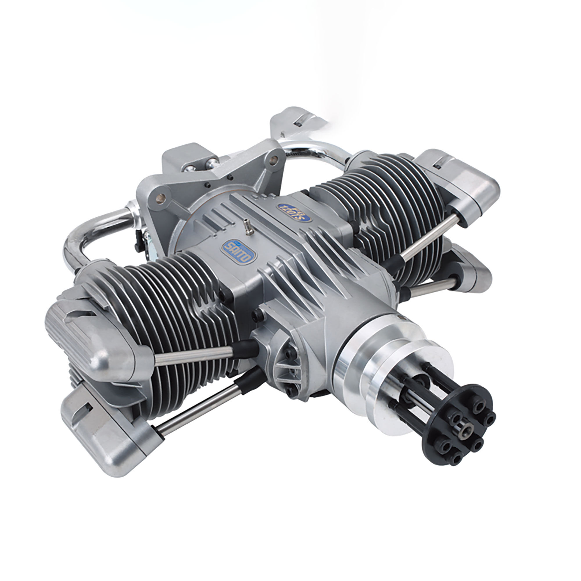 Saito Engines FG-120TS 120cc 4-Stroke Twin-Cylinder Gasoline Engine