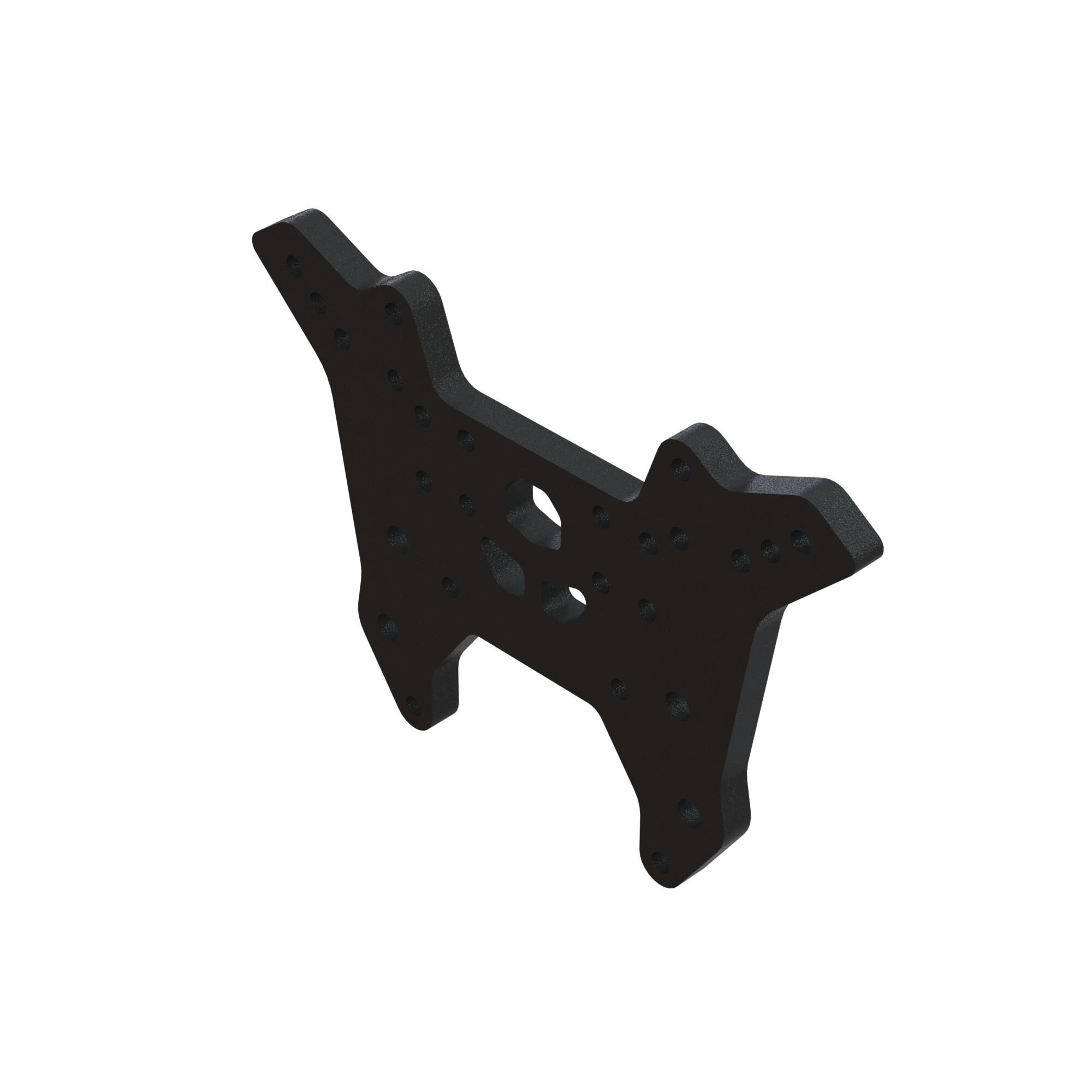 ARRMA Front Shock Tower, Aluminum, Black