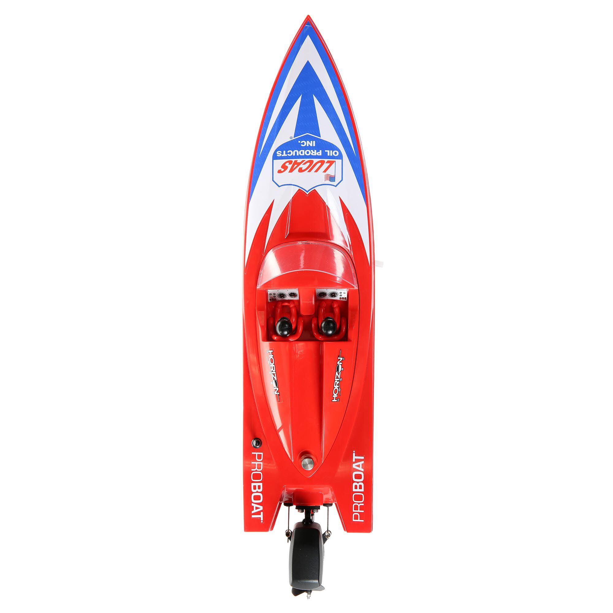 Pro Boat Lucas Oil 17" Power Boat Racer Self-Righting Deep-V RTR