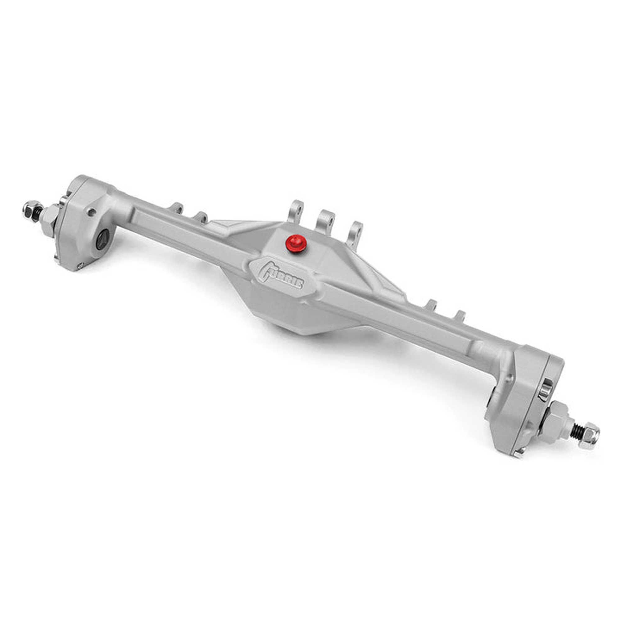 Vanquish Products Currie Portal F9 Rear Axle, Clear Anodized: Axial SCX10-II