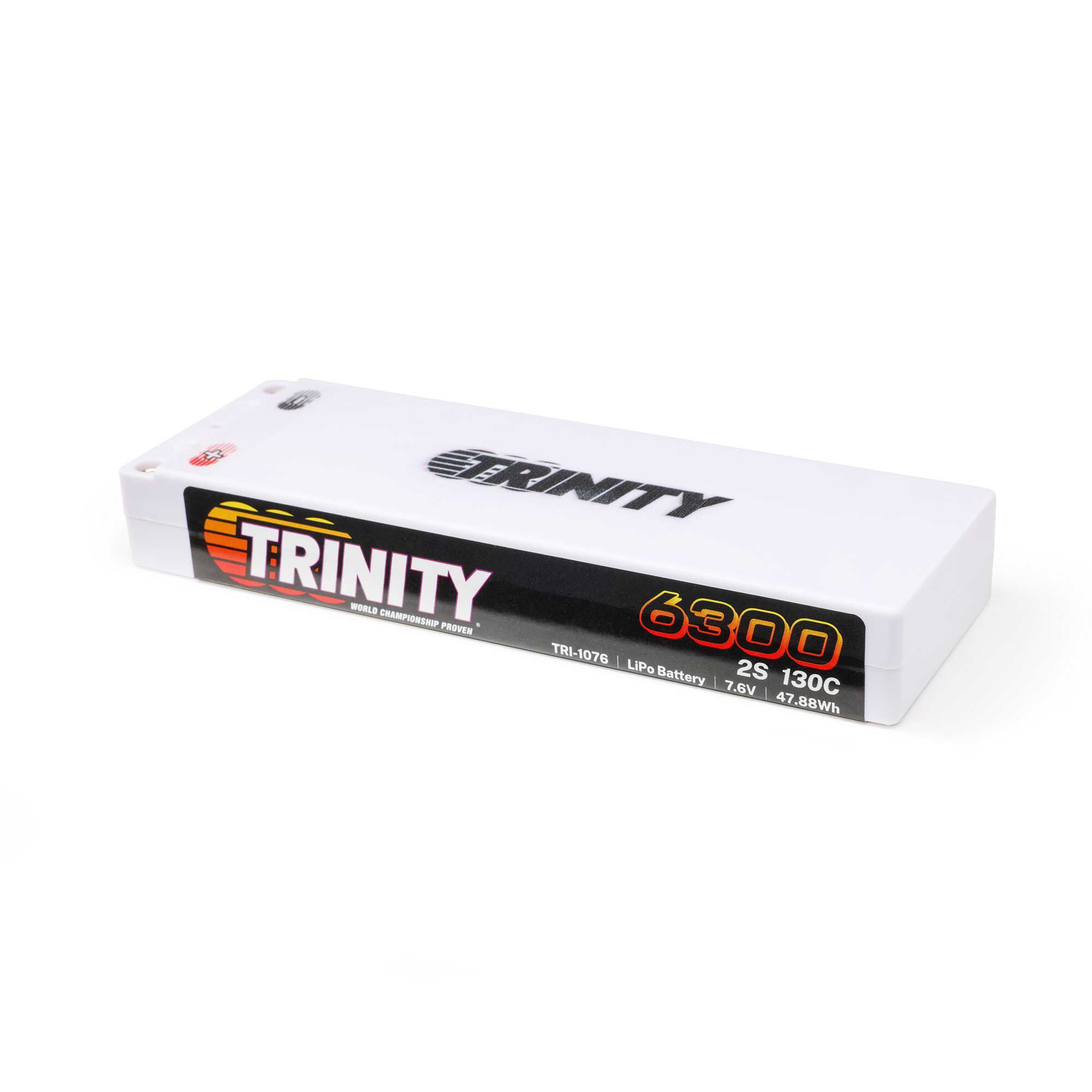 Trinity/Epic 7.6V 6300mAh 2S 130C Stick LiPo Battery: 5mm Bullets