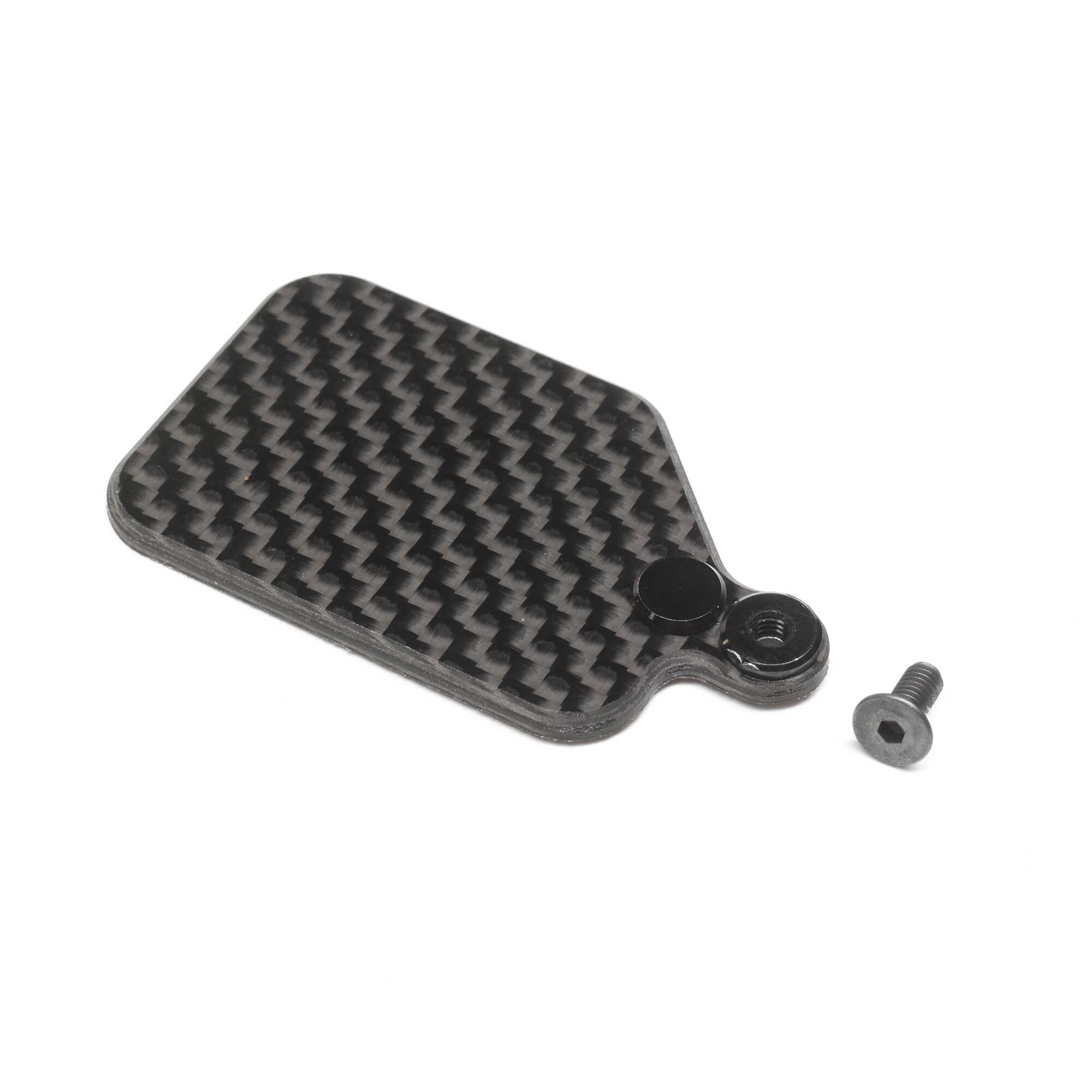 Team Losi Racing Carbon Receiver Mounting Plate: 22X-4