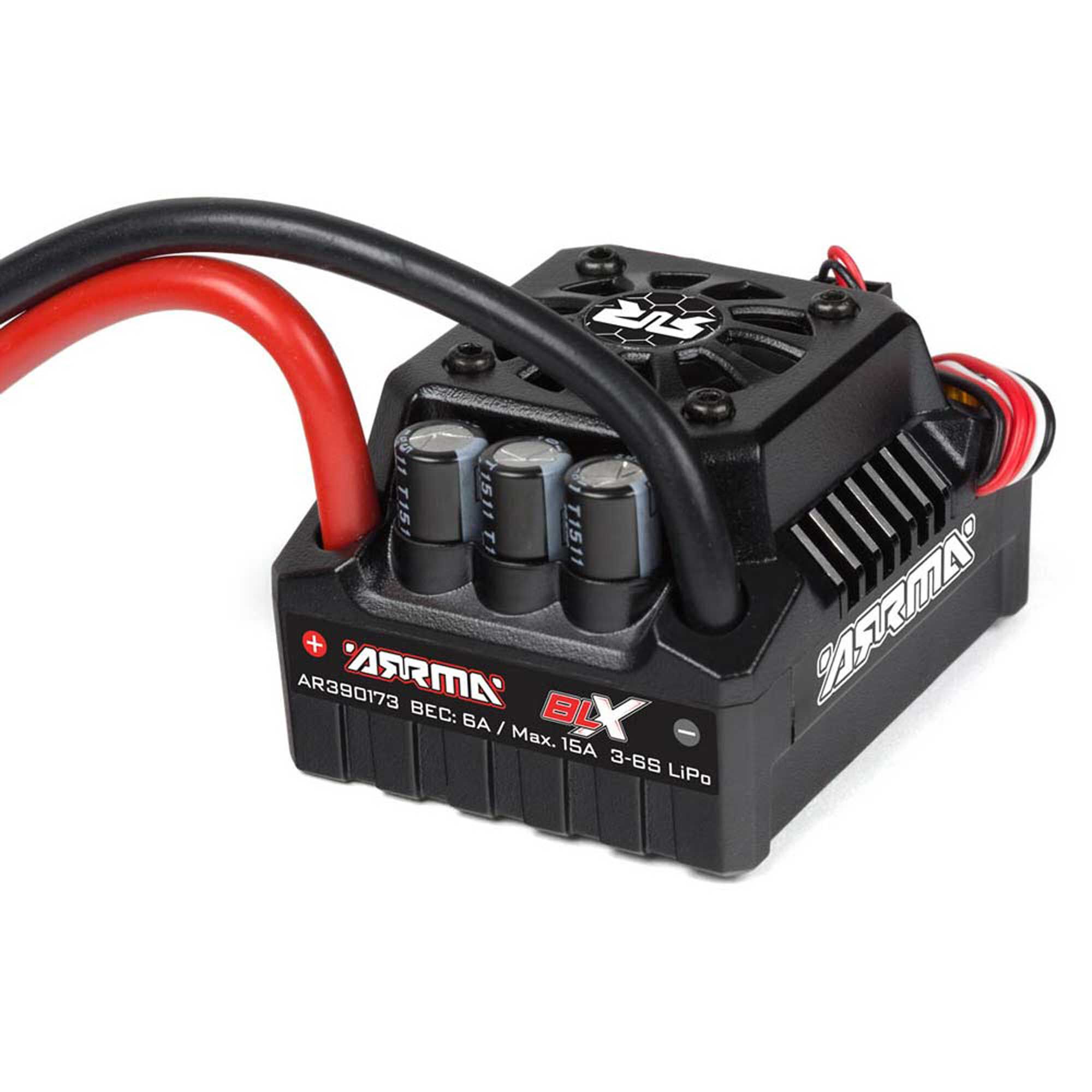 ARRMA BLX200 Brushless 8th MT 6S ESC: Nero
