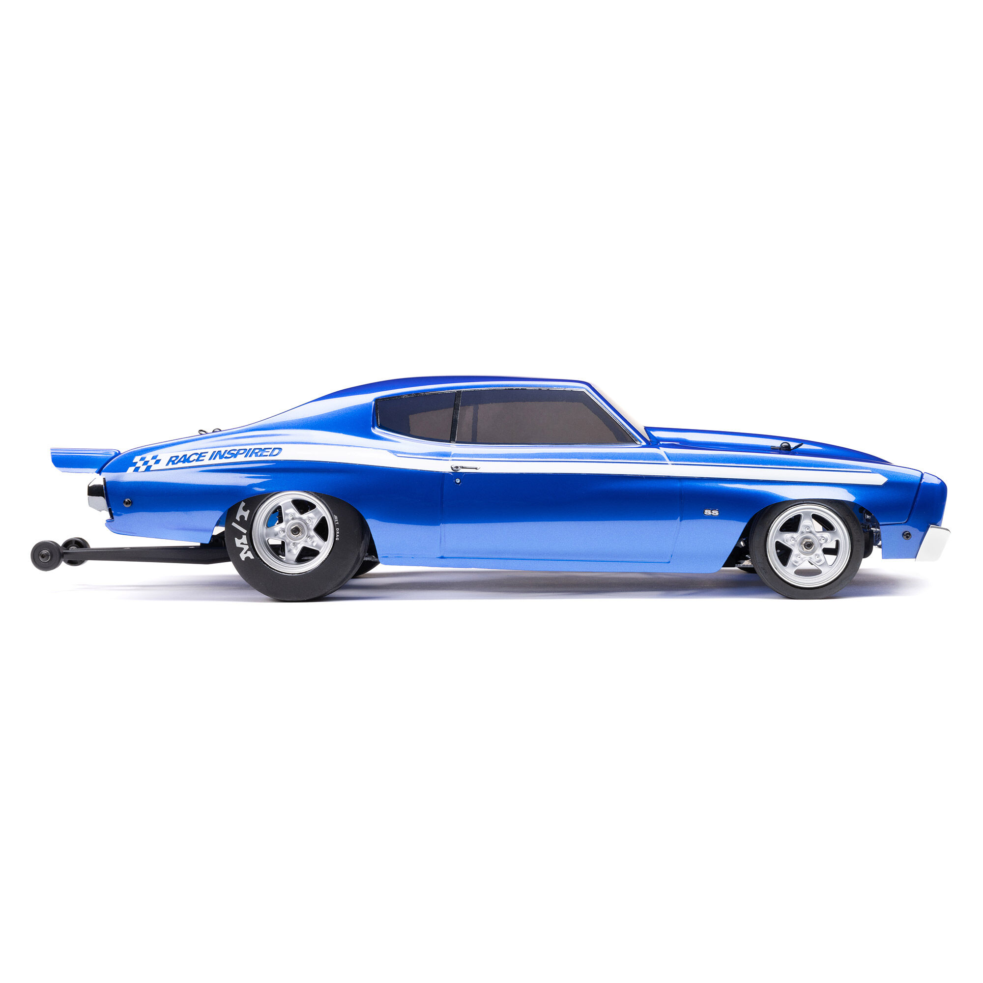 Losi 1/16 Mini 1970 Chevy Chevelle 2S 2WD RTR Brushless No Prep Drag Car (Battery & Charger Included), Blue