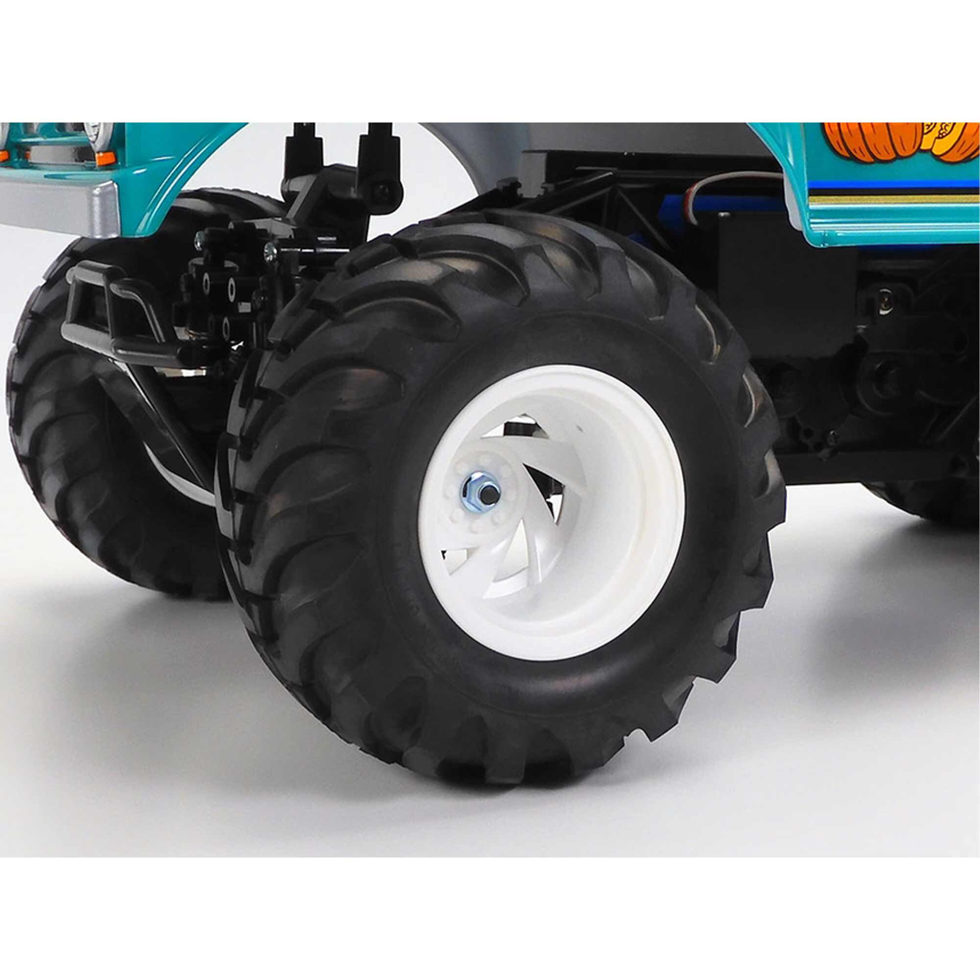 Tamiya 1/10 R/C Squash Van (Green & White Painted Body) (GF-02)