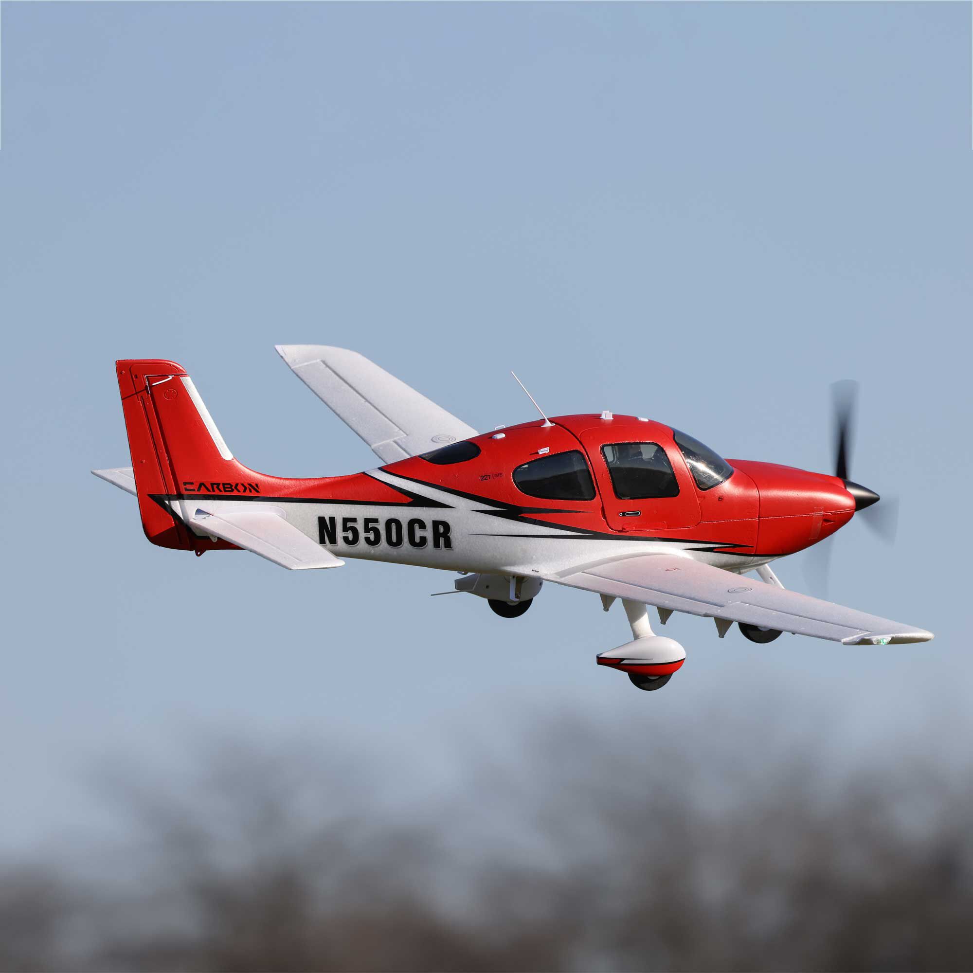 E-flite Cirrus SR22T 1.5m BNF Basic with Smart, AS3X and SAFE Select