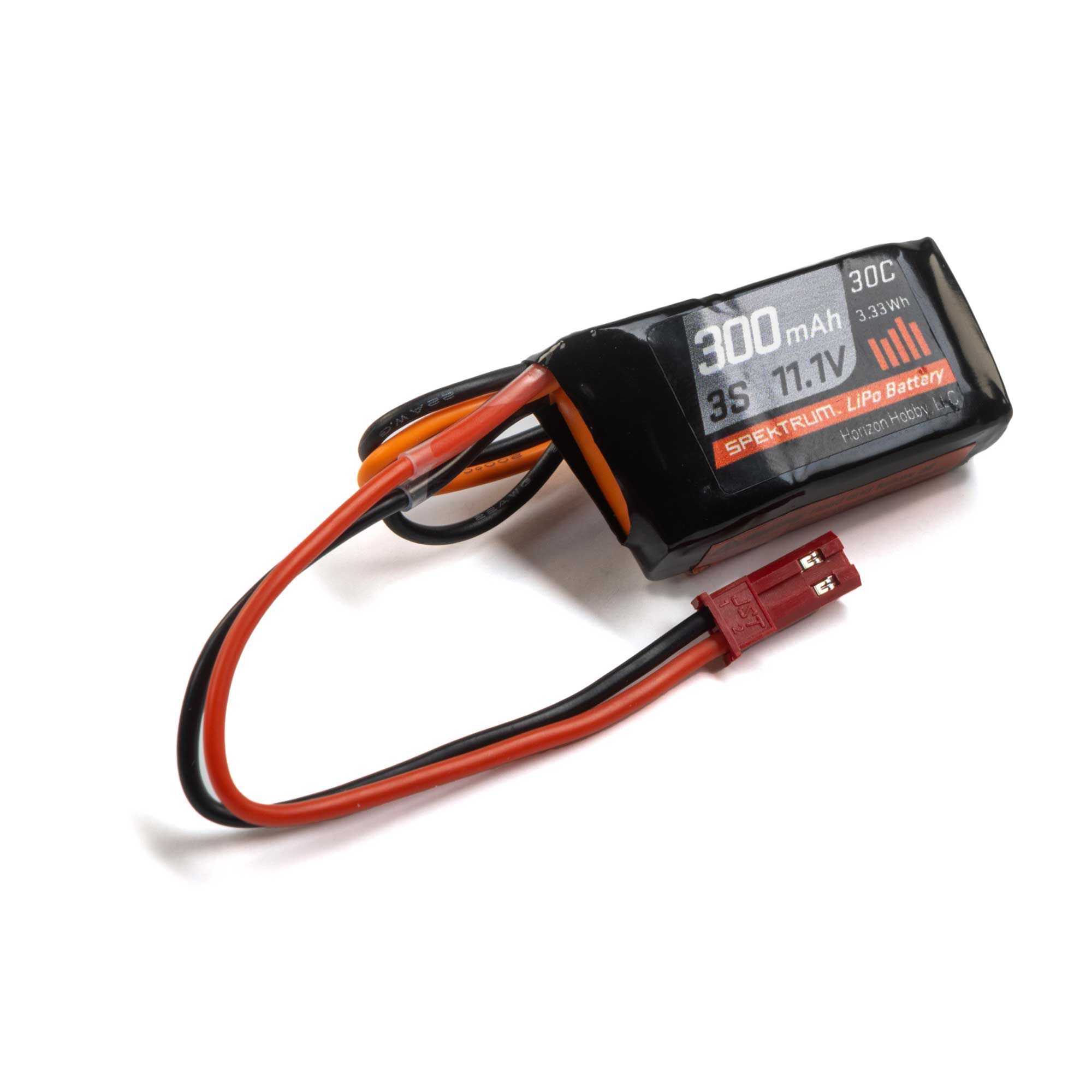 Spektrum 3S 11.1V 300mAh 30C LiPo Battery: RCY