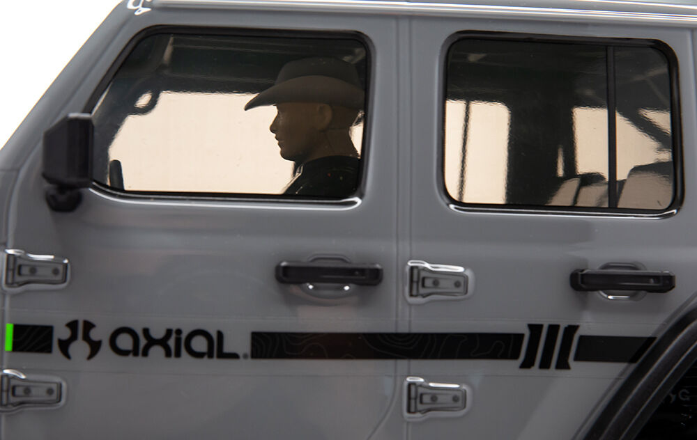 Axial 1/10 SCX10 III Jeep JLU Wrangler 4X4 RTR Brushed Rock Crawler,Gray