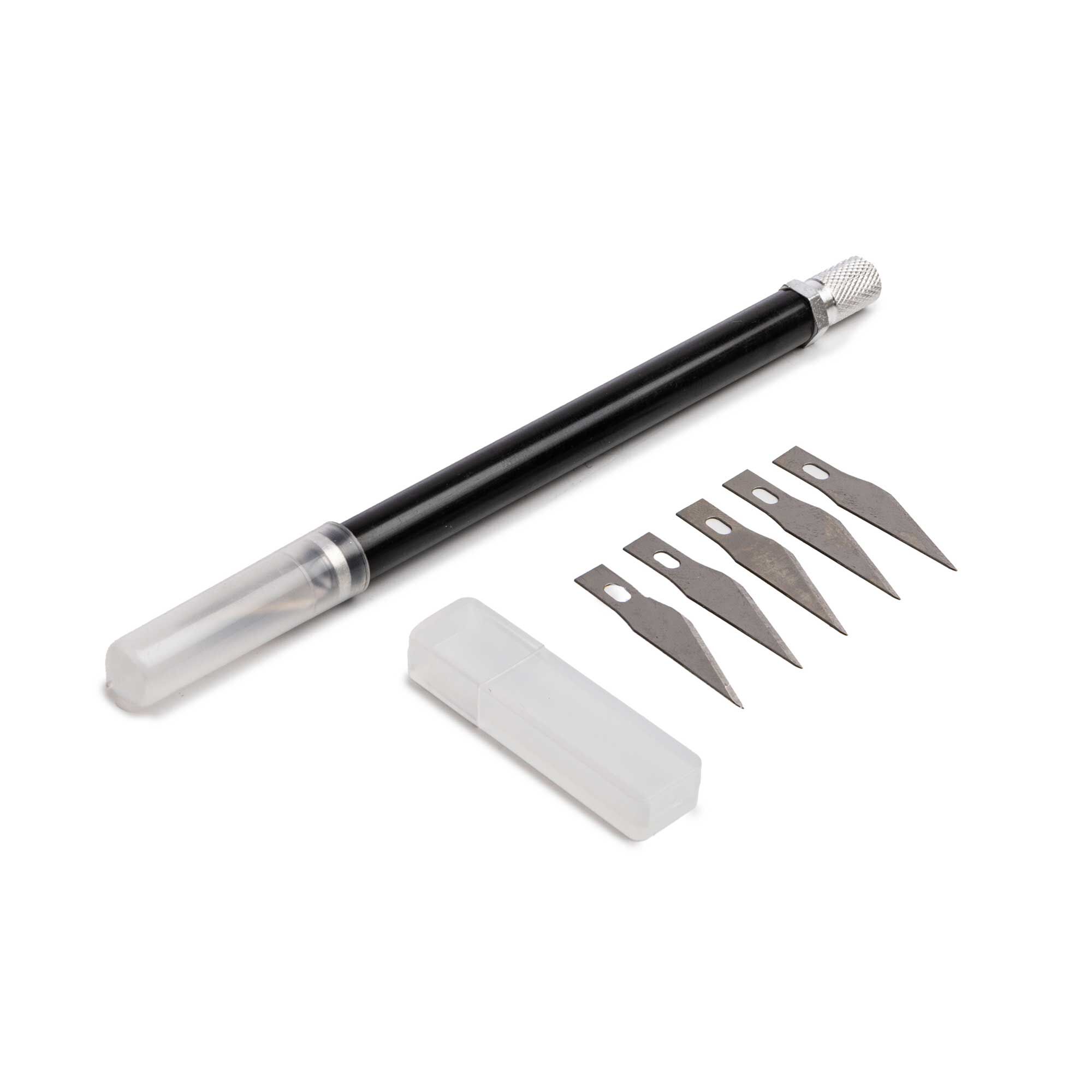 Hobby Essentials #1 Light Duty Soft Grip Knife With Blades (5)