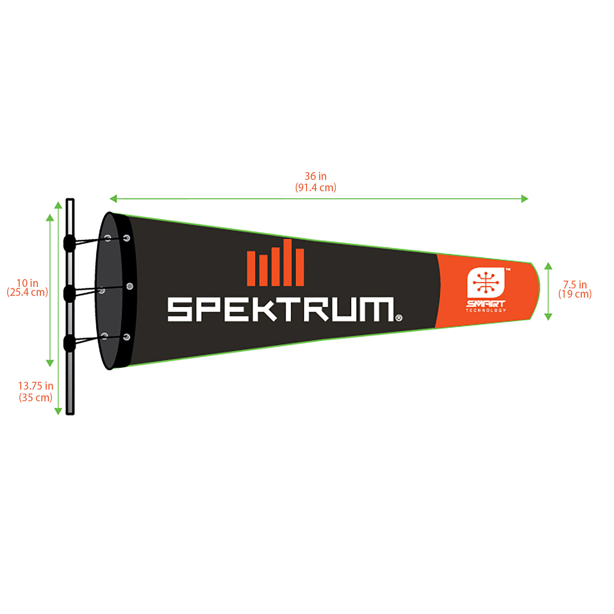 Spektrum Spektrum Smart Airfield Windsock, 10in x 36in