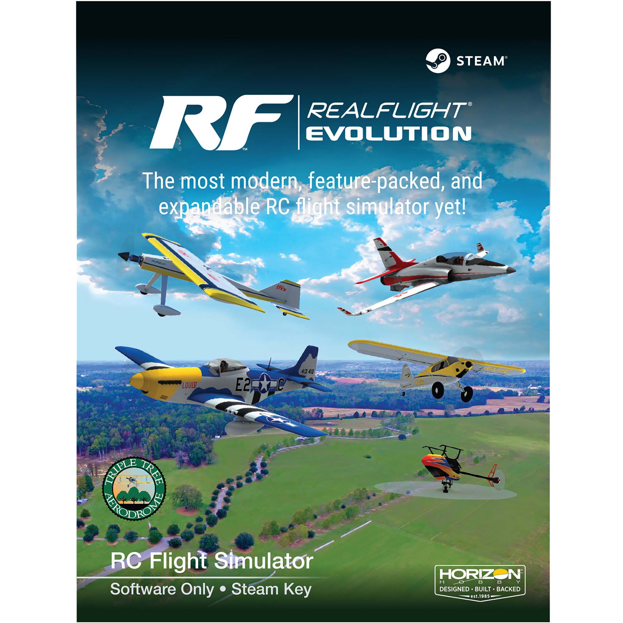 RealFlight RealFlight Evolution RC Flight Simulator Software Only, Steam Digital Download