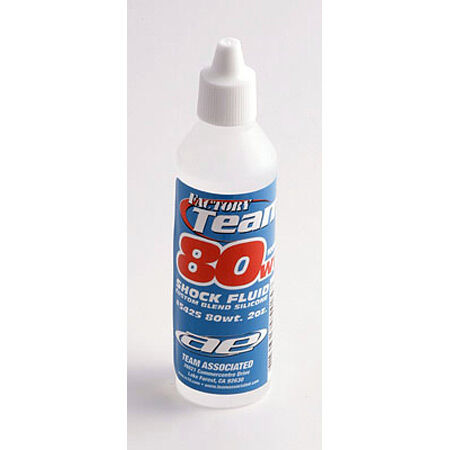 Team Associated Factory Team Silicone Shock Fluid, 80Wt (1000 cSt) 2oz