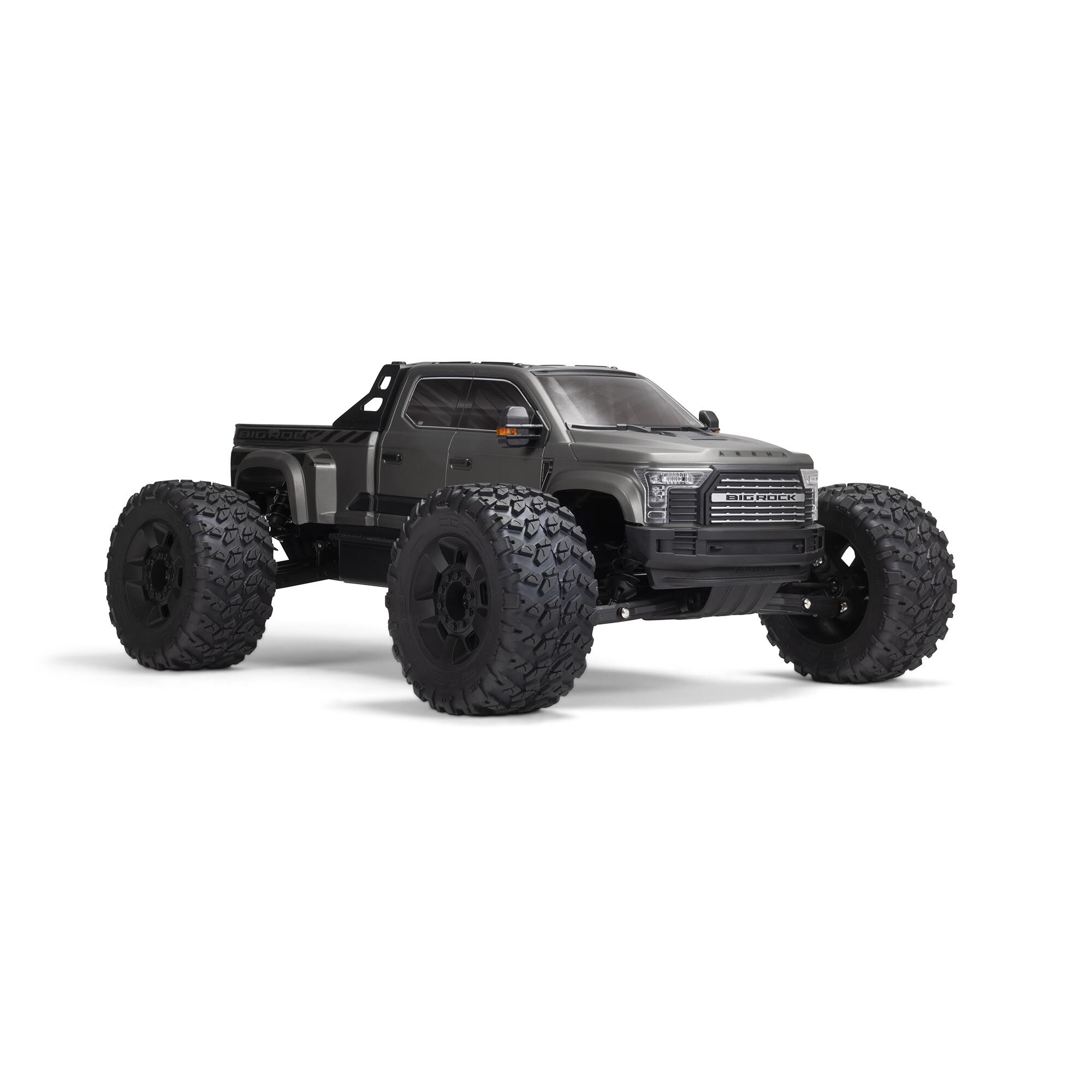 ARRMA 1/7 BIG ROCK 6S 4X4 RTR Brushless Monster Truck, Gun Metal