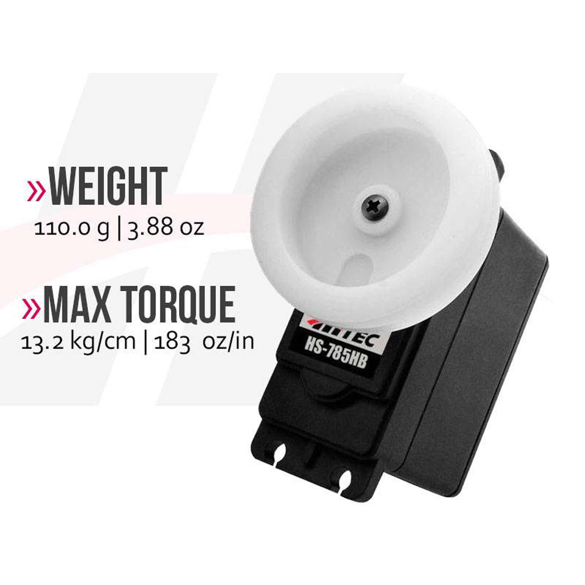 Hitec RCD Inc. HS-785HB Giant Scale Analog Karbonite Gear Sail Winch Servo