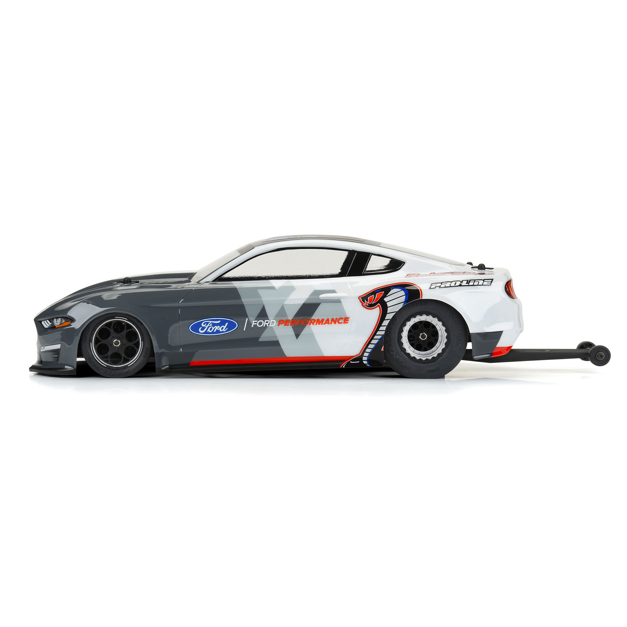 Pro-Line Racing 1/16 2021 Ford Mustang Cobra Jet Clear Body: Losi Mini Drag Car