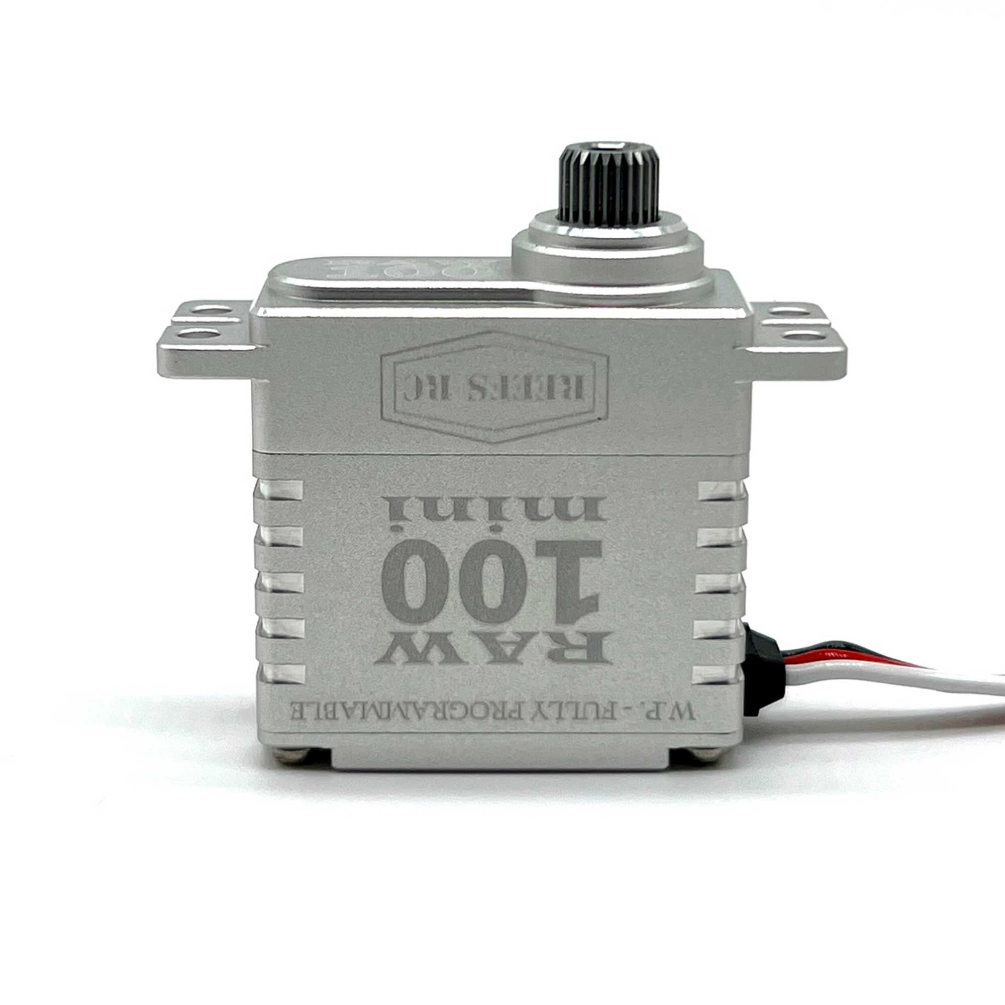 REEFS RC RAW 100 Mini Digital Metal Gear Waterproof Programmable Servo, Silver
