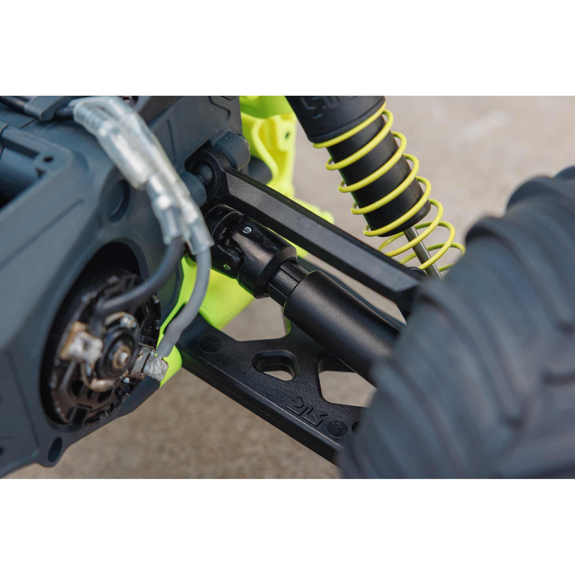 ARRMA 1/10 GORGON 2WD RTR Brushed Monster Truck (Battery & Charger Included), Yellow