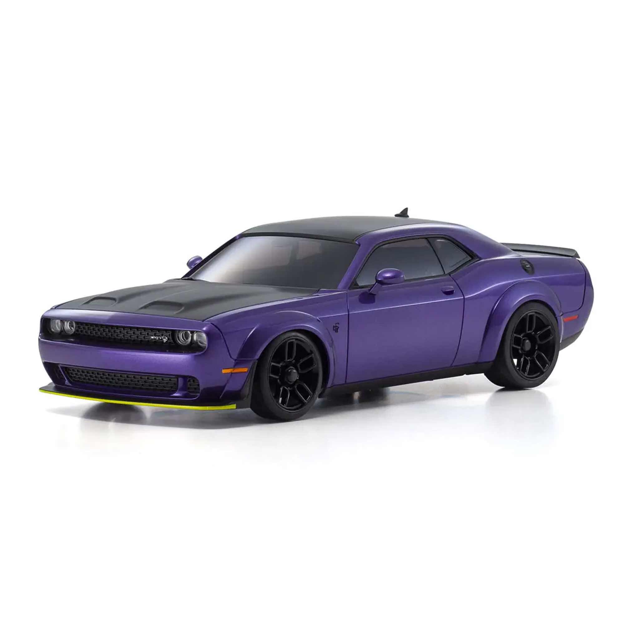 Kyosho 1/28 Dodge Challenger Hellcat Redeye SRT AWD MINI-Z RTR, Plum Purple