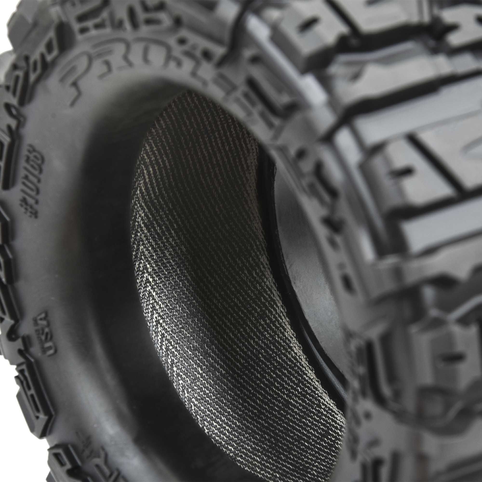 Pro-Line Racing 1/10 Trencher HP BELTED F/R 2.8" MT Tires MTD 12mm/14mm Blk Raid (2)