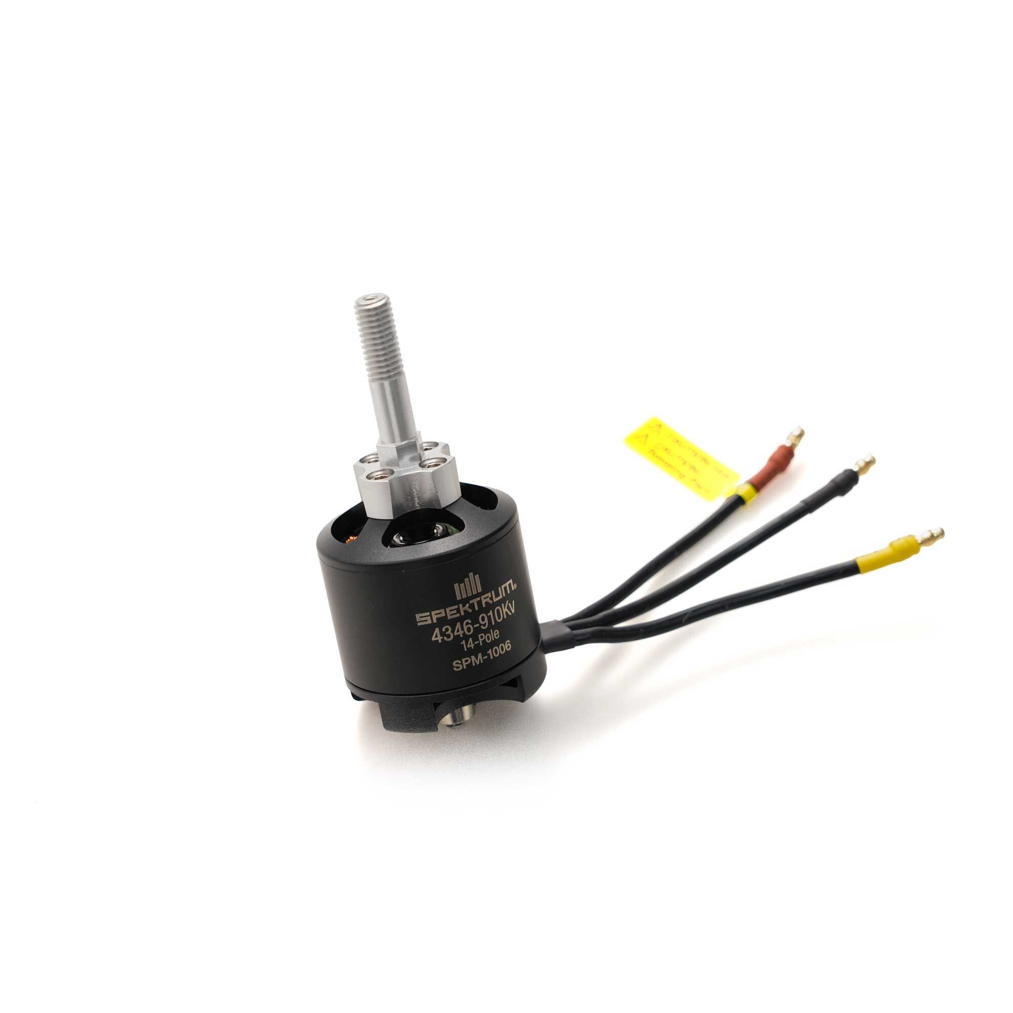 Spektrum Accessories Brushless Outrunner Motor, 4346-910Kv 14-Pole
