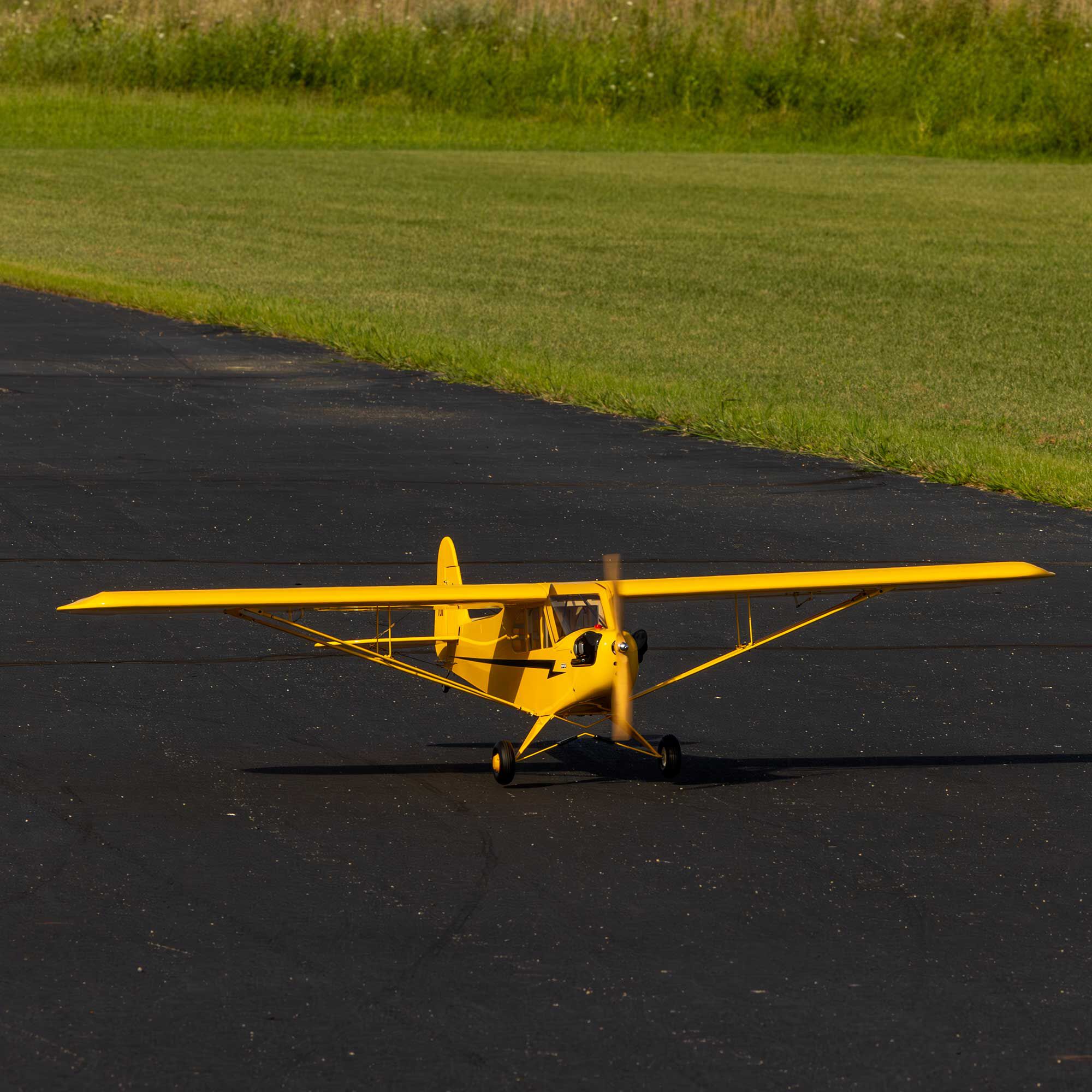 Hangar 9 J-3 Cub 10cc EP PNP, 82.5" with Receiver and Battery Combo