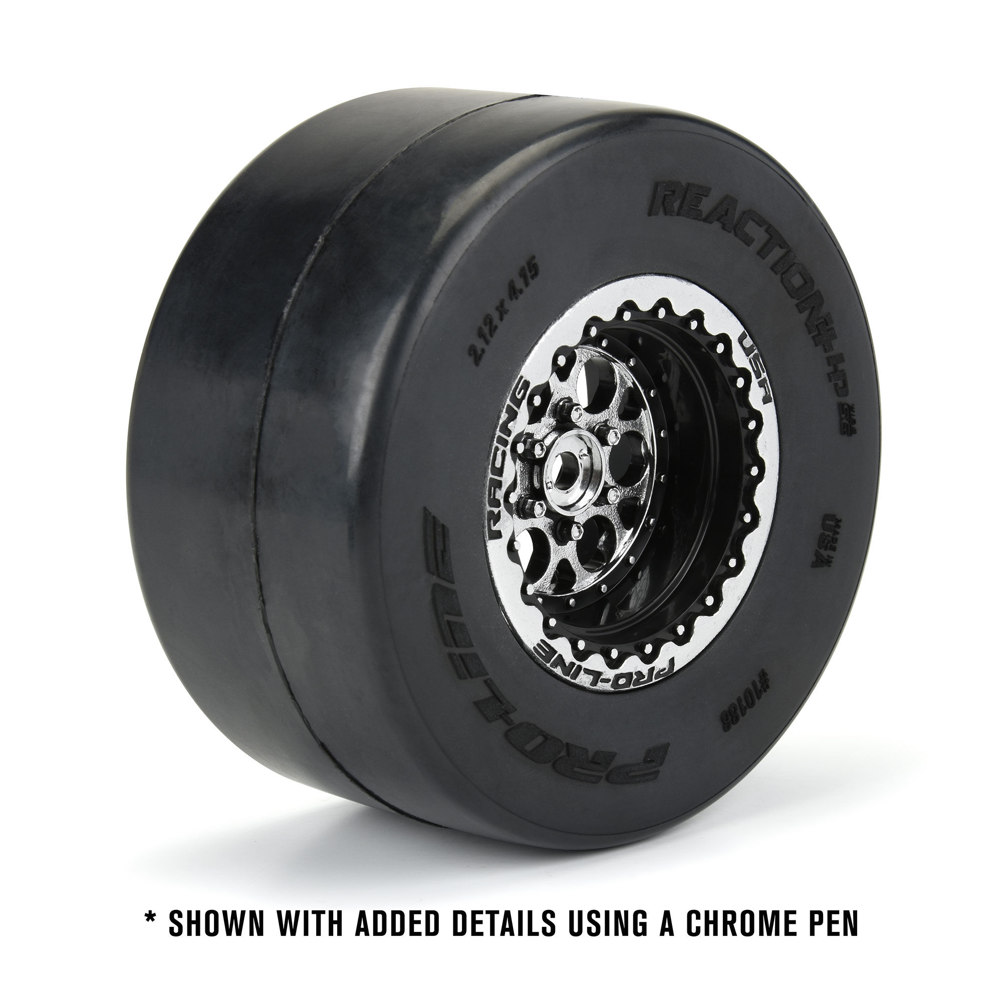 Pro-Line Racing 1/10 Showtime+ Wide Rear 2.2"/3.0" 12mm Drag Wheels (2) Black
