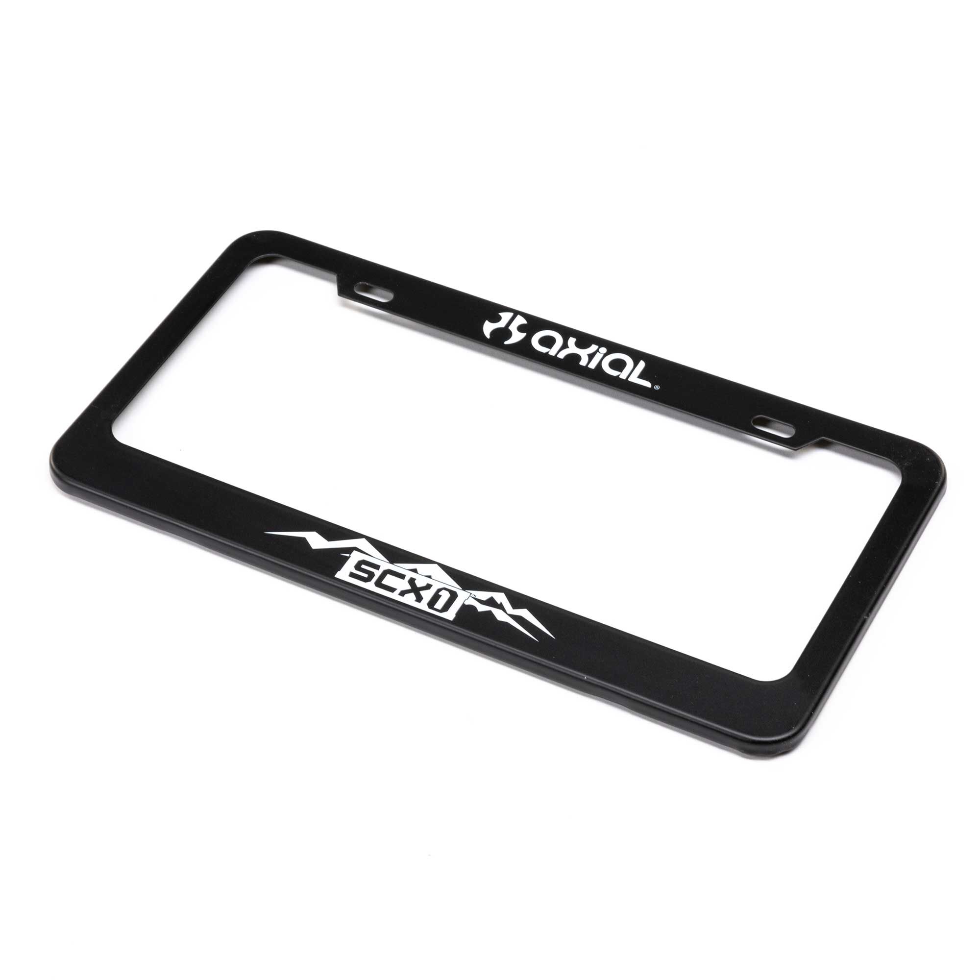 Axial Axial SCX1 Steel License Plate Frame, White