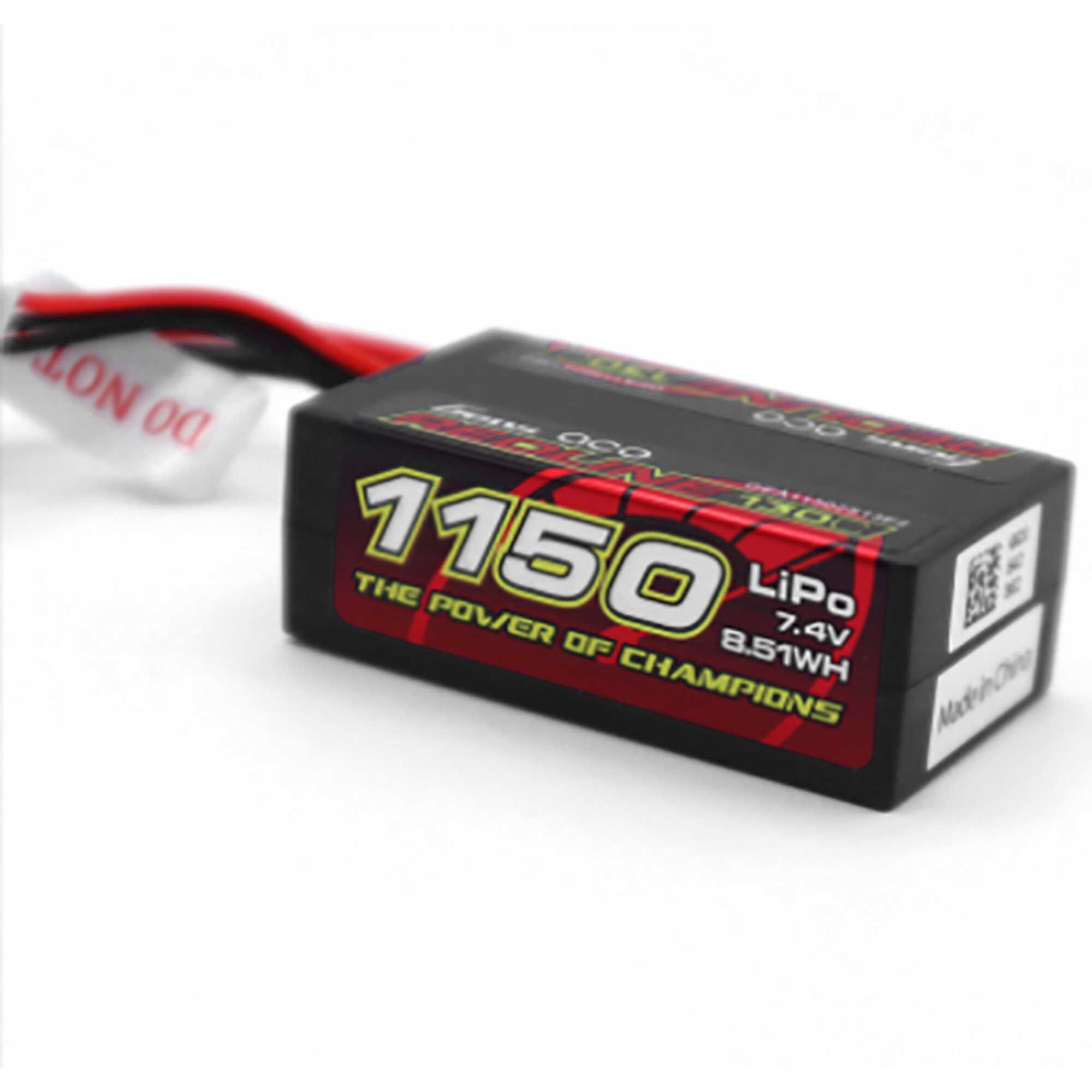 Gens ace 7.4V 1150mAh 2S 60C Hardcase G-Tech LiPo Battery: IEC2