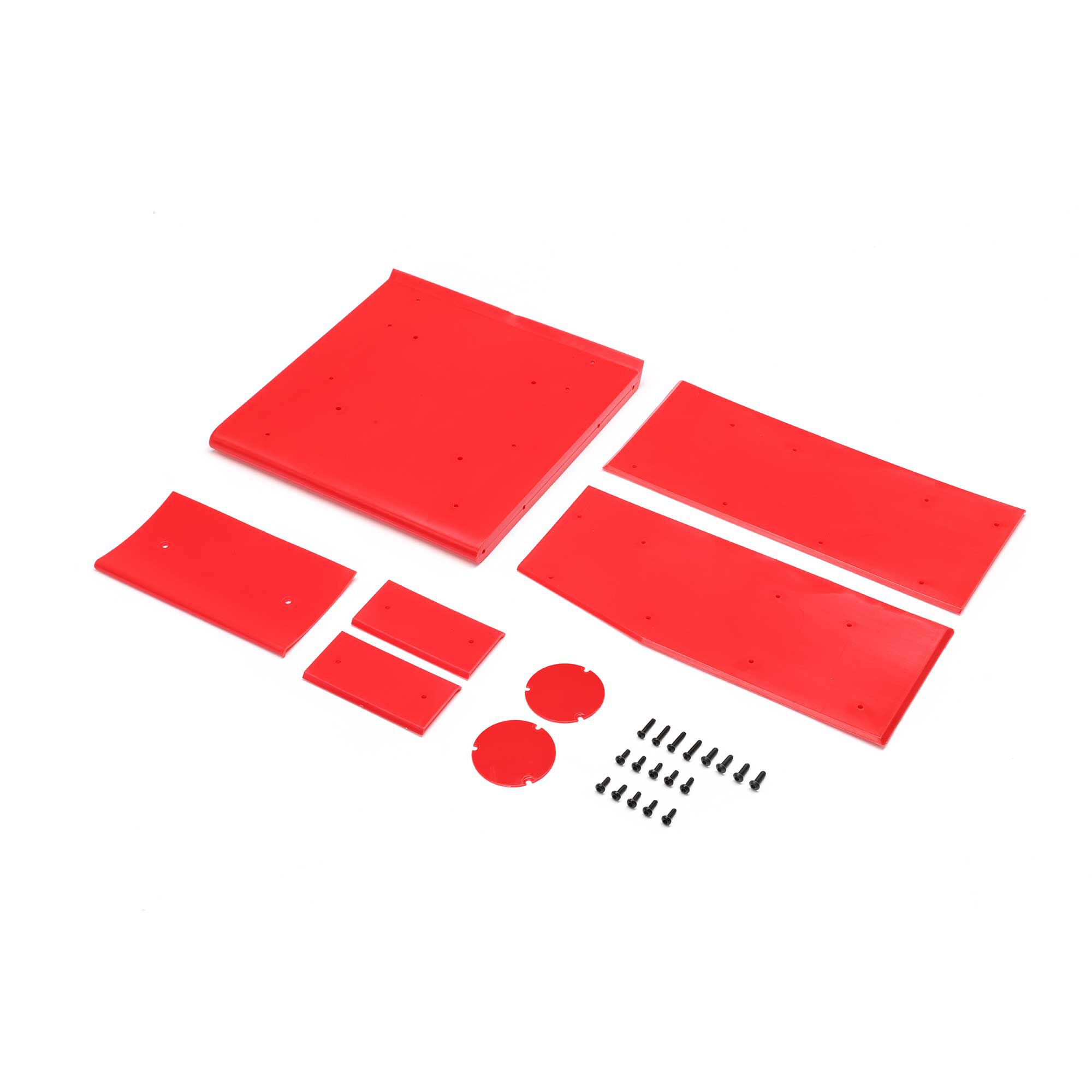 Losi Wing Panel Set, Red: 22S Sprint