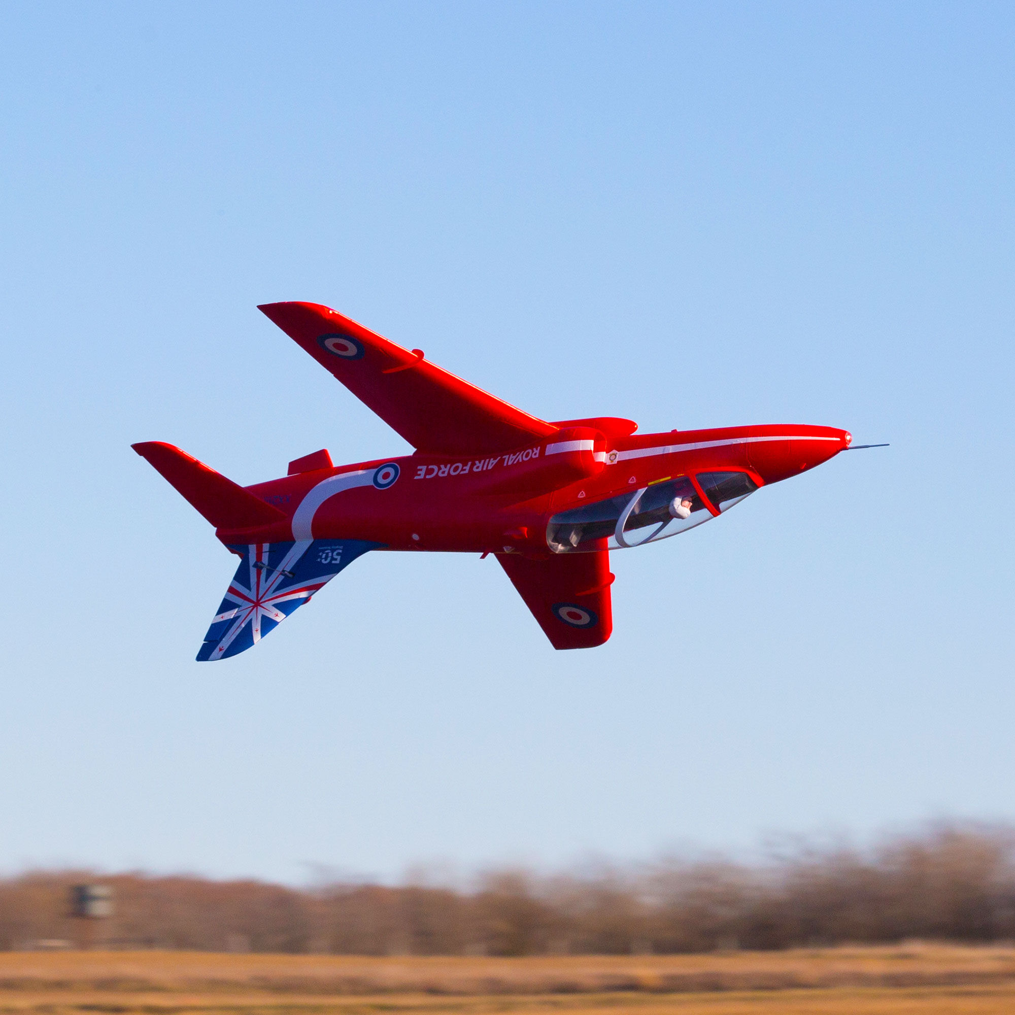 FMS BAE Hawk Red Arrow 80mm EDF Jet PNP