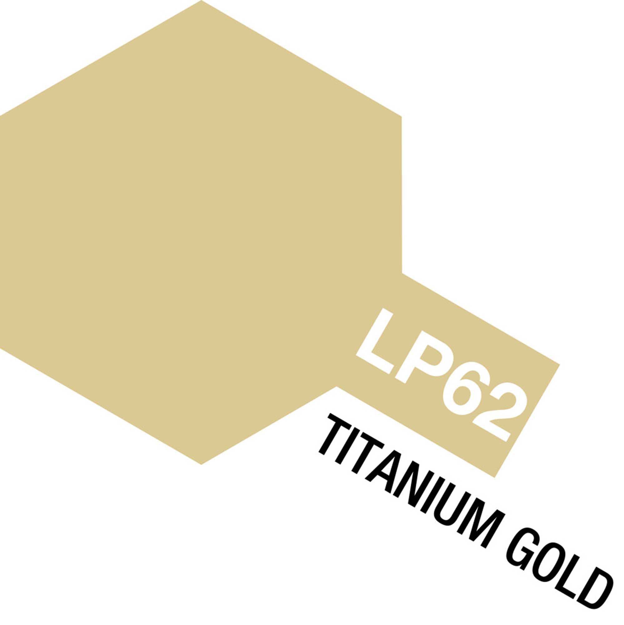 Tamiya Lacquer Paint, LP-62 Titanium Gold, 10 mL