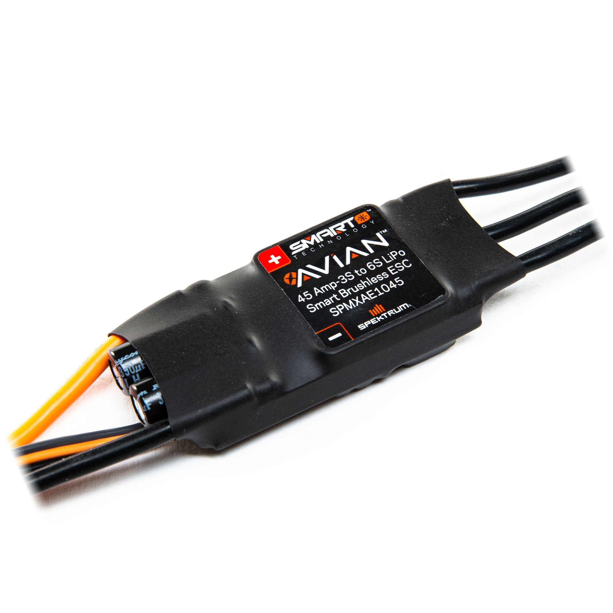 Spektrum Accessories Avian 45-Amp Brushless Smart ESC, 3S-6S