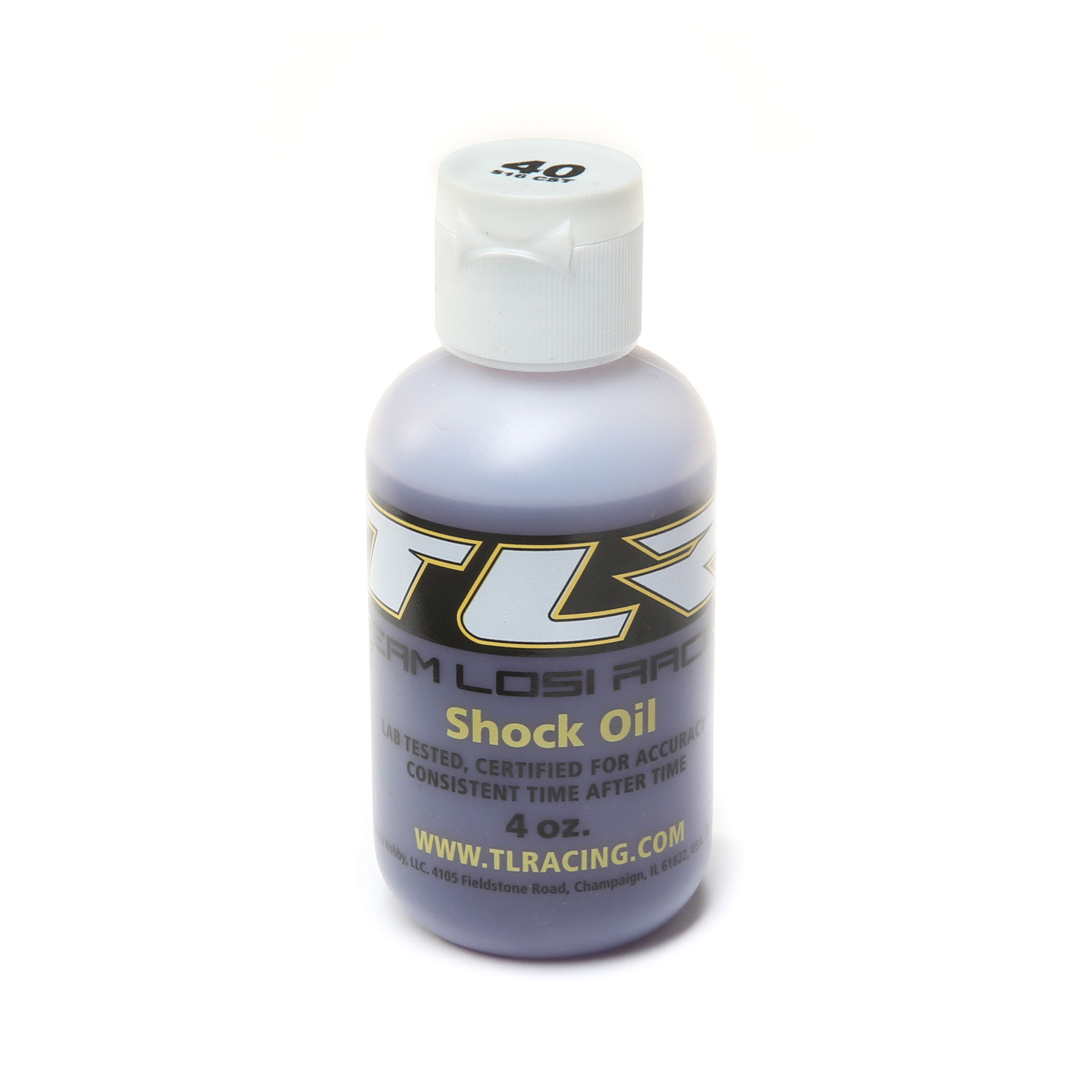 Team Losi Racing Silicone Shock Oil, 40WT, 516CST, 4oz
