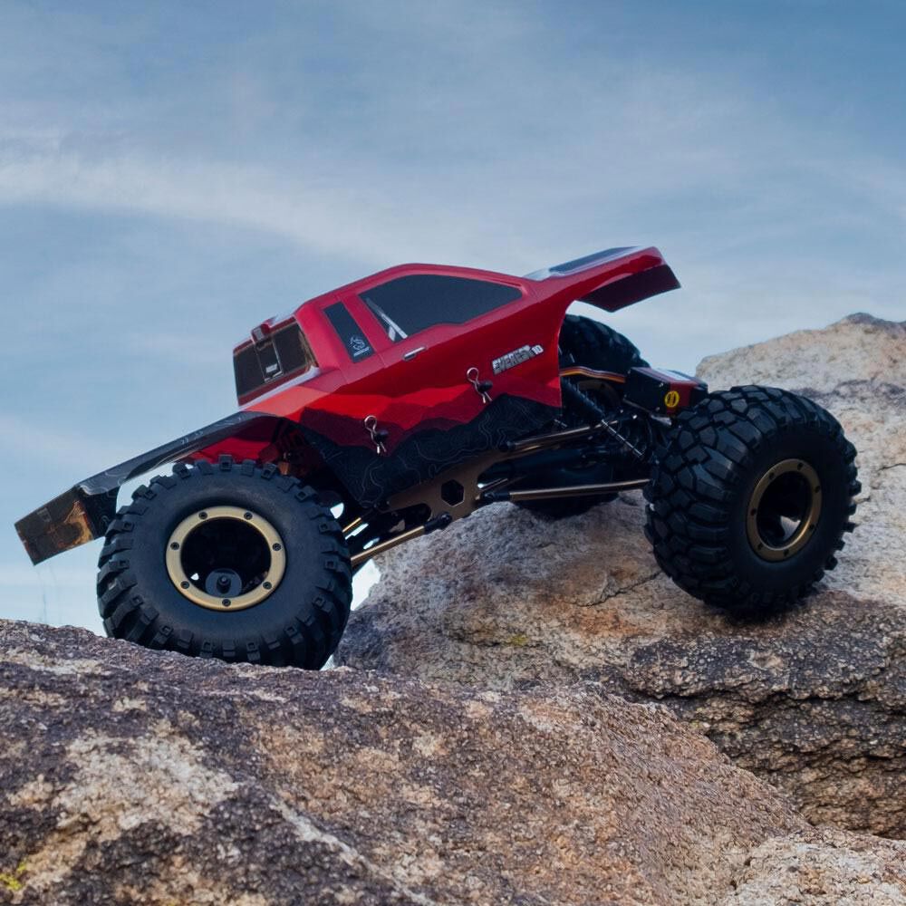 Redcat Racing 1/10 Everest-10 4WD Rock Crawler Brushed RTR, Red/Black