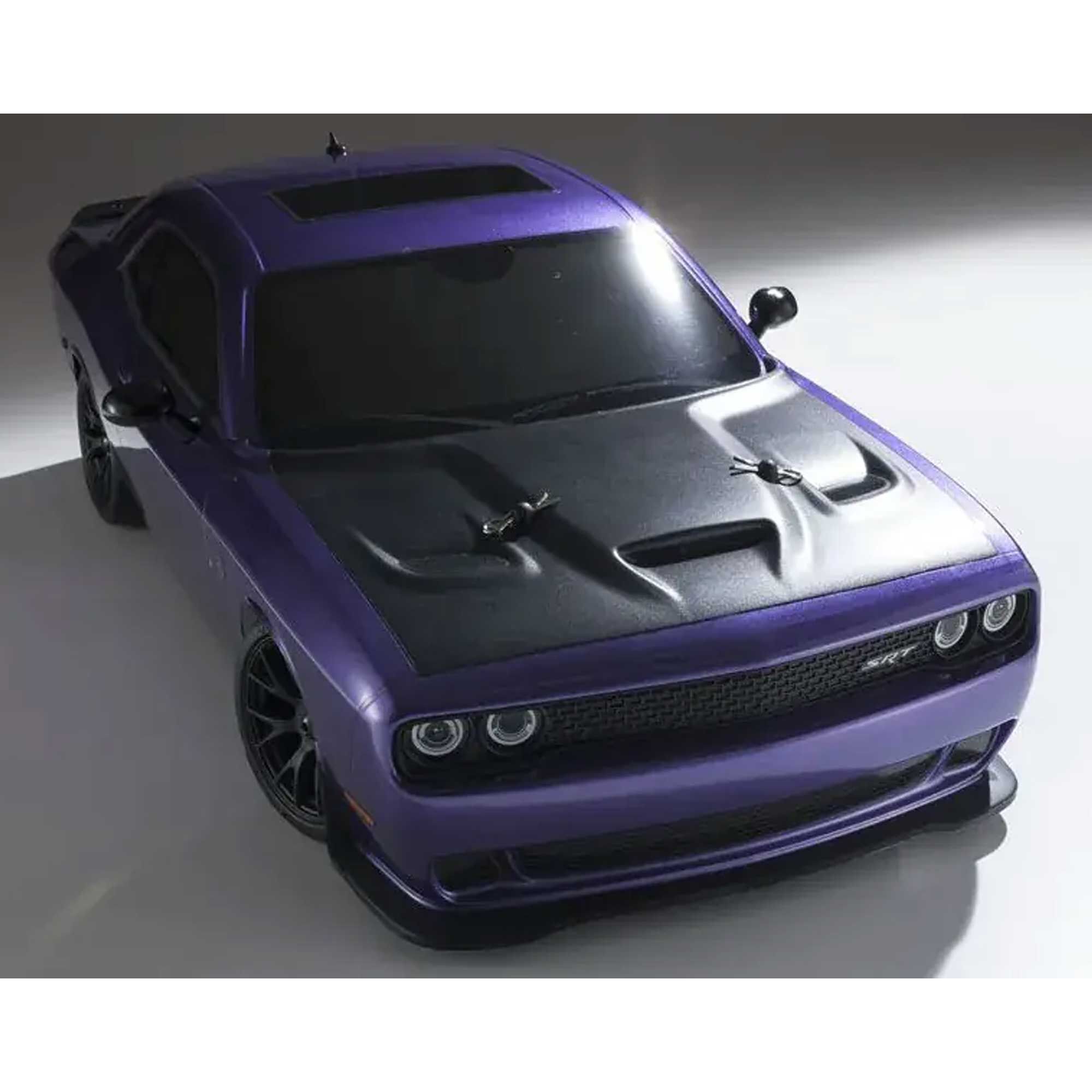 Kyosho 1/10 Fazer Mk2 2015 Dodge Challenger SRT Hellcat 4x4 Electric Touring RTR, Plam Crazy Purple