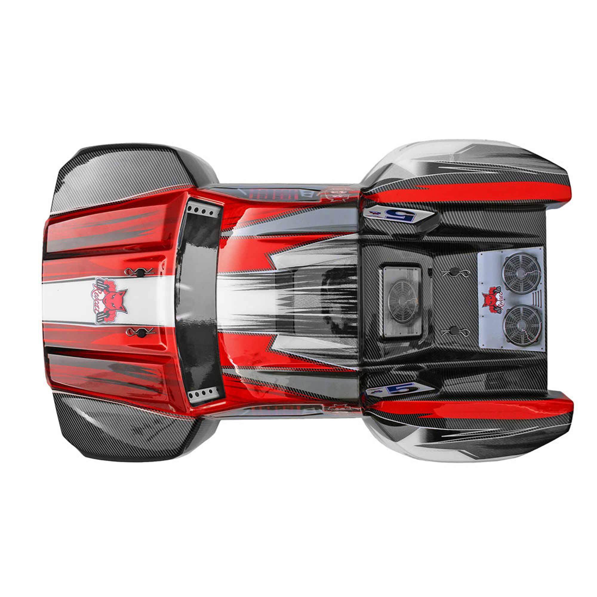 Redcat Racing 1/10 Blackout SC 4WD Short Course Truck Brushed RTR, Red